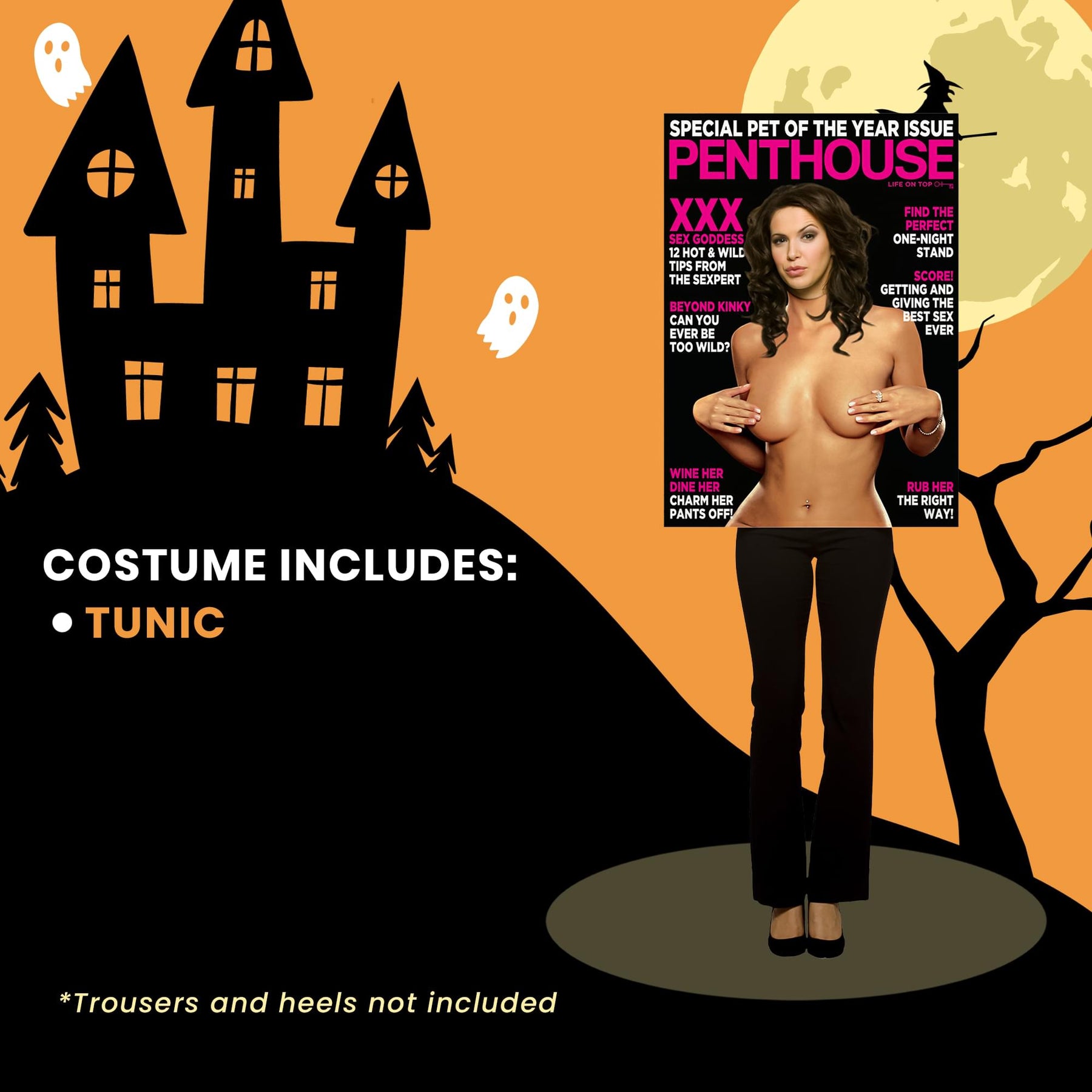 Magazine Cover Pet of the Year Adult Costume