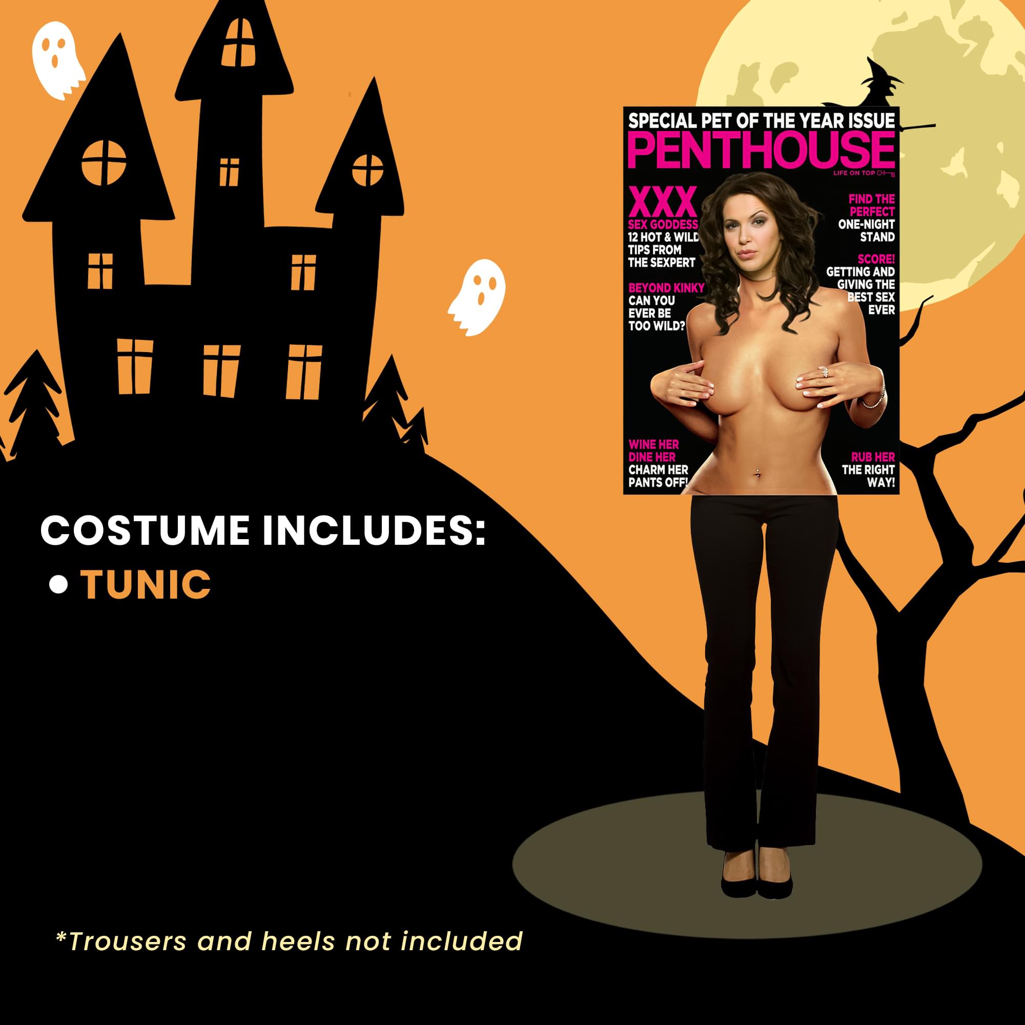 Magazine Cover Pet of the Year Adult Costume