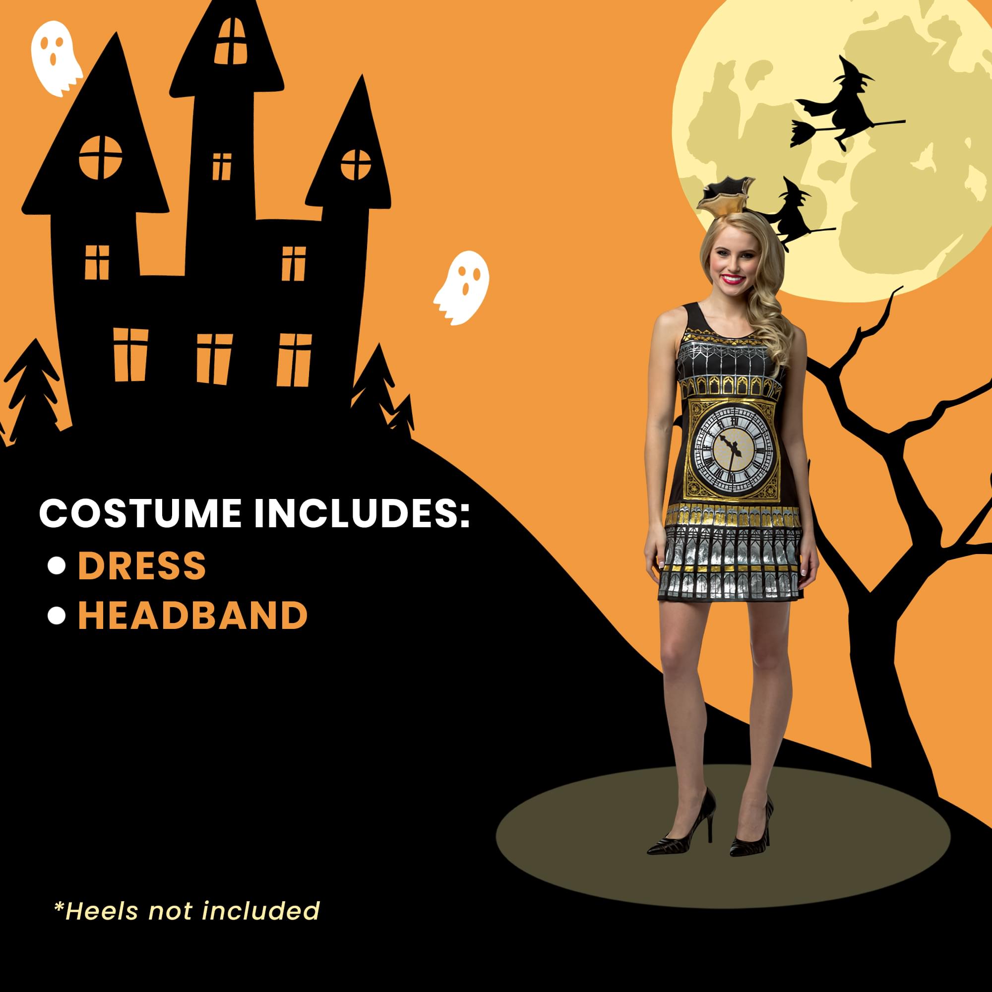Big Ben Adult Women's Costume Dress