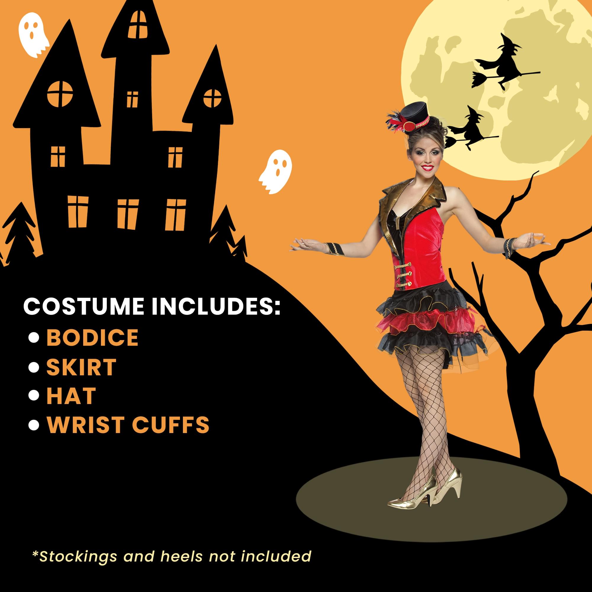 Big Top Diva Adult Women's Costume Dress