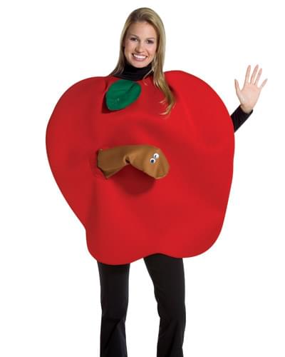 Apple With Worm Adult Costume