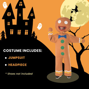 Gingerbread Man Adult Costume | One Size