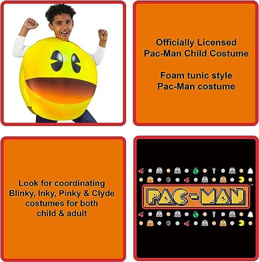 Pac-Man Child Costume | One Size
