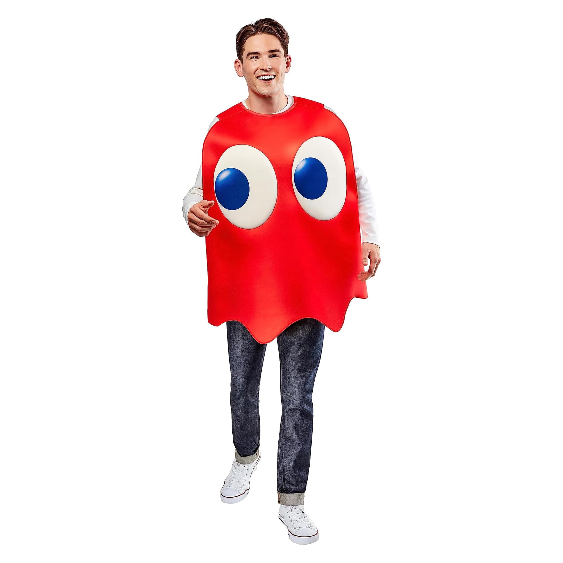 Pac-Man Blinky Ghost Adult Costume | One Size