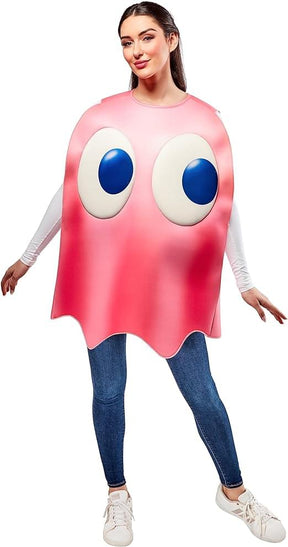 Pac-Man Pinky Ghost Adult Costume | One Size