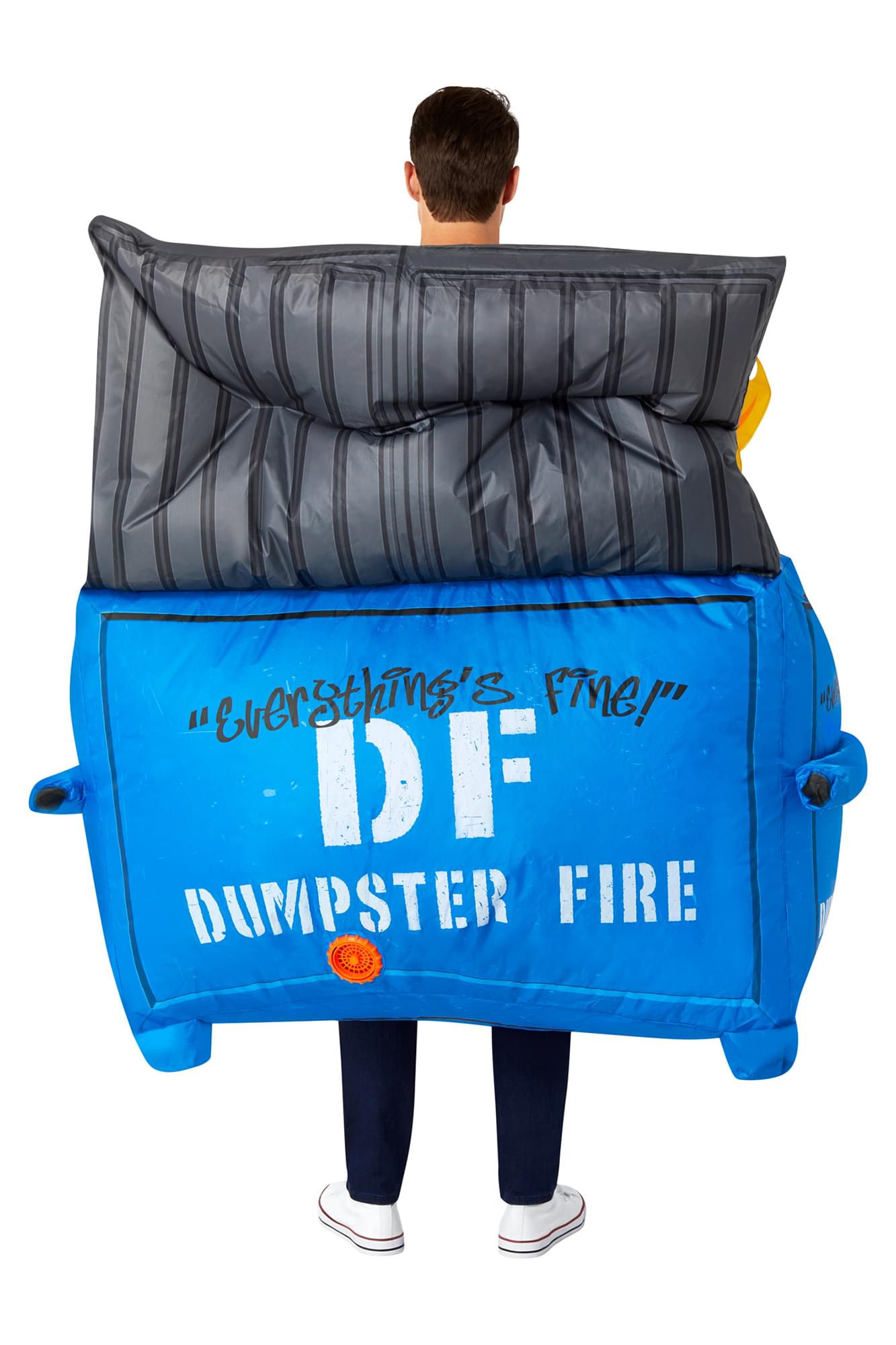 Dumpster Fire Adult Inflatable Costume | One Size
