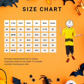 Charlie Brown Men's Costume
