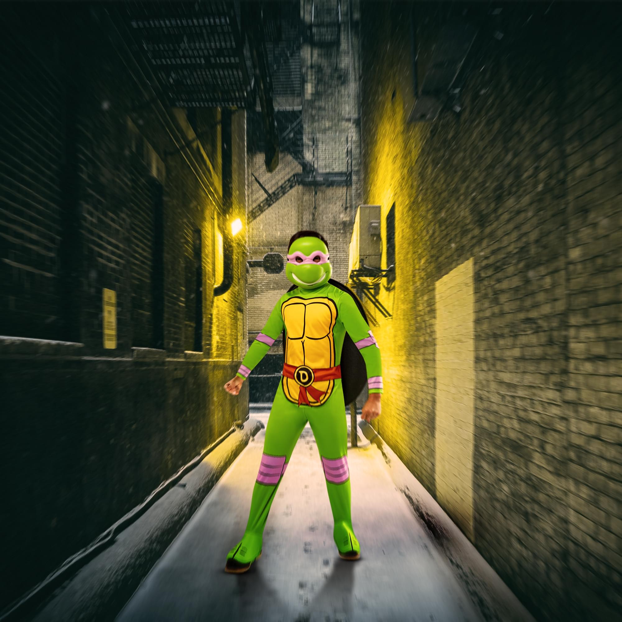 TMNT Donatello Boy's Costume Jumpsuit and Mask