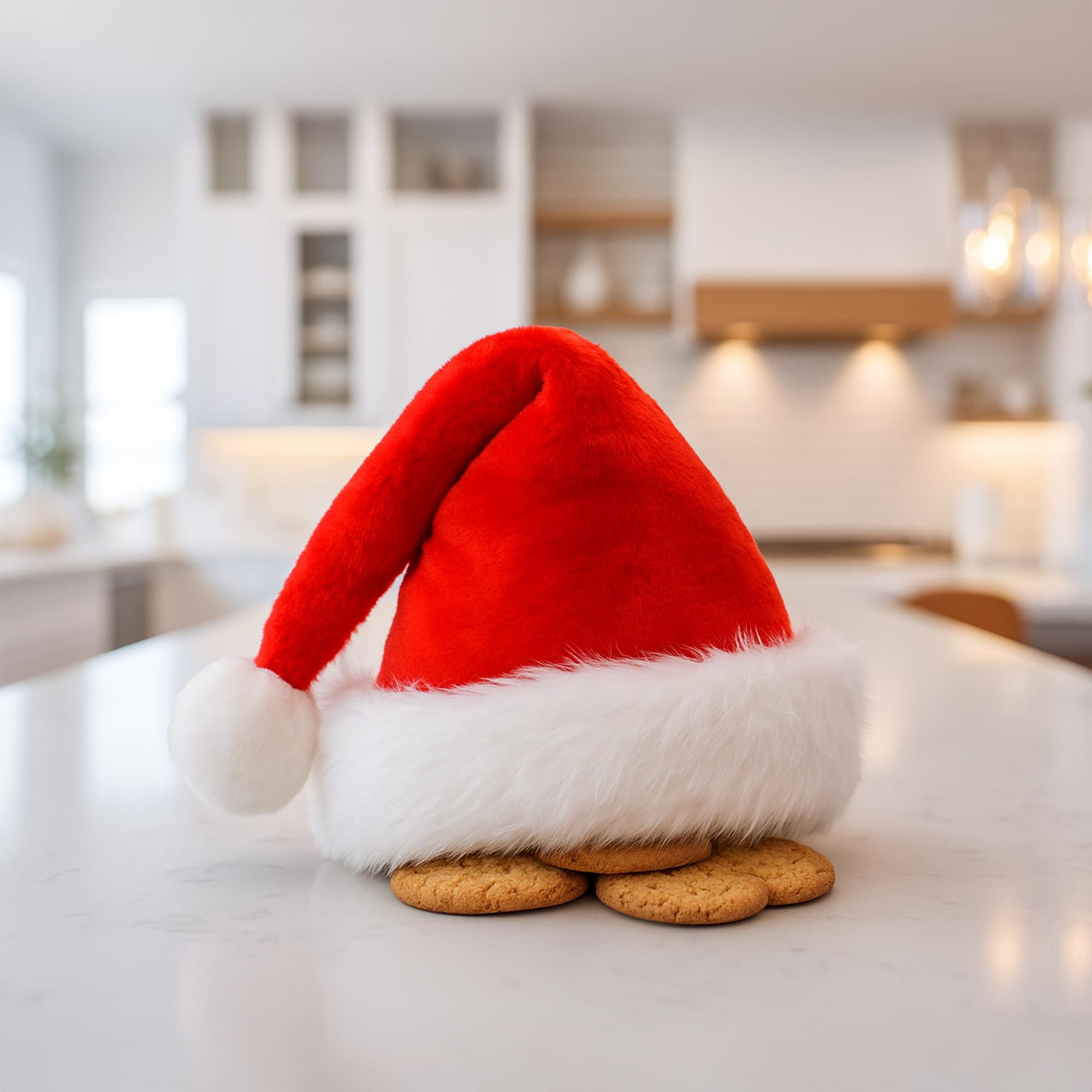 Traditional Santa Hat Adult Costume Accessory