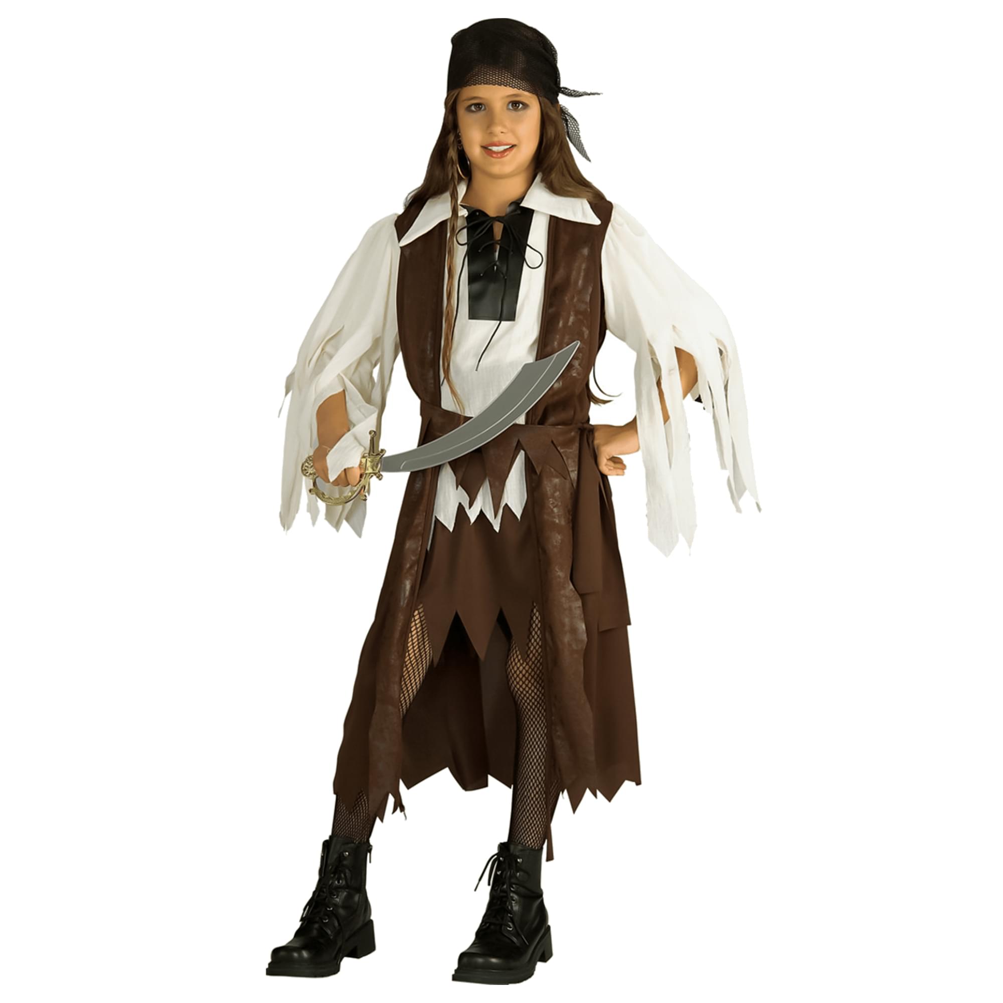 Caribbean Pirate Queen Child Costume