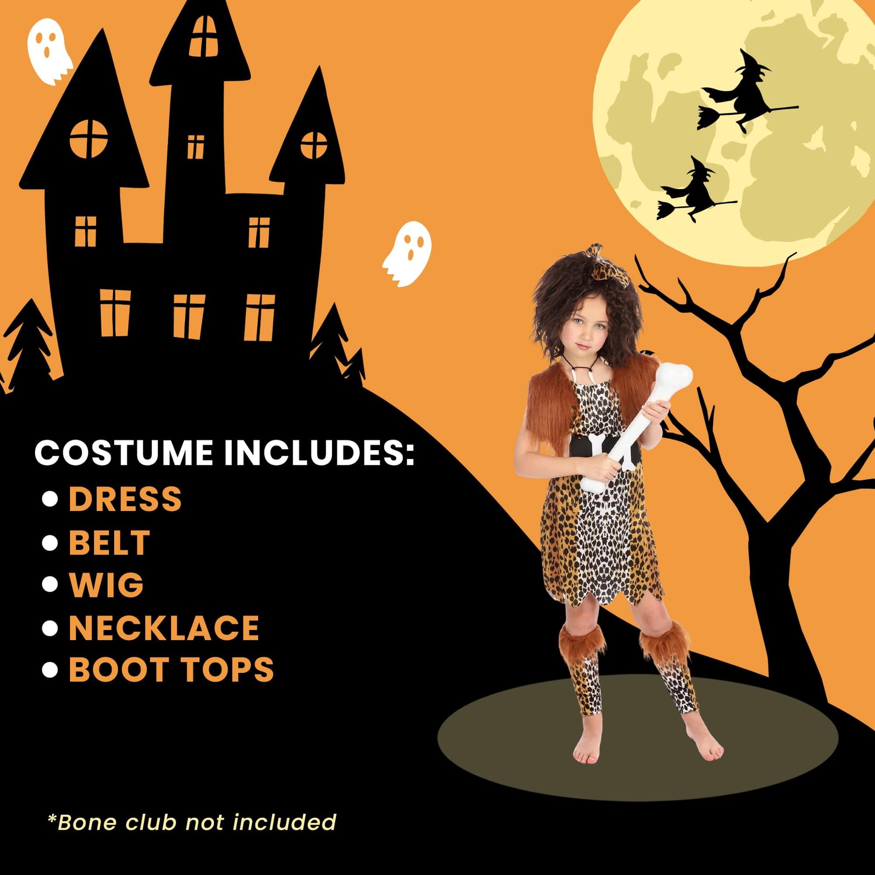 Cavegirl Child Costume