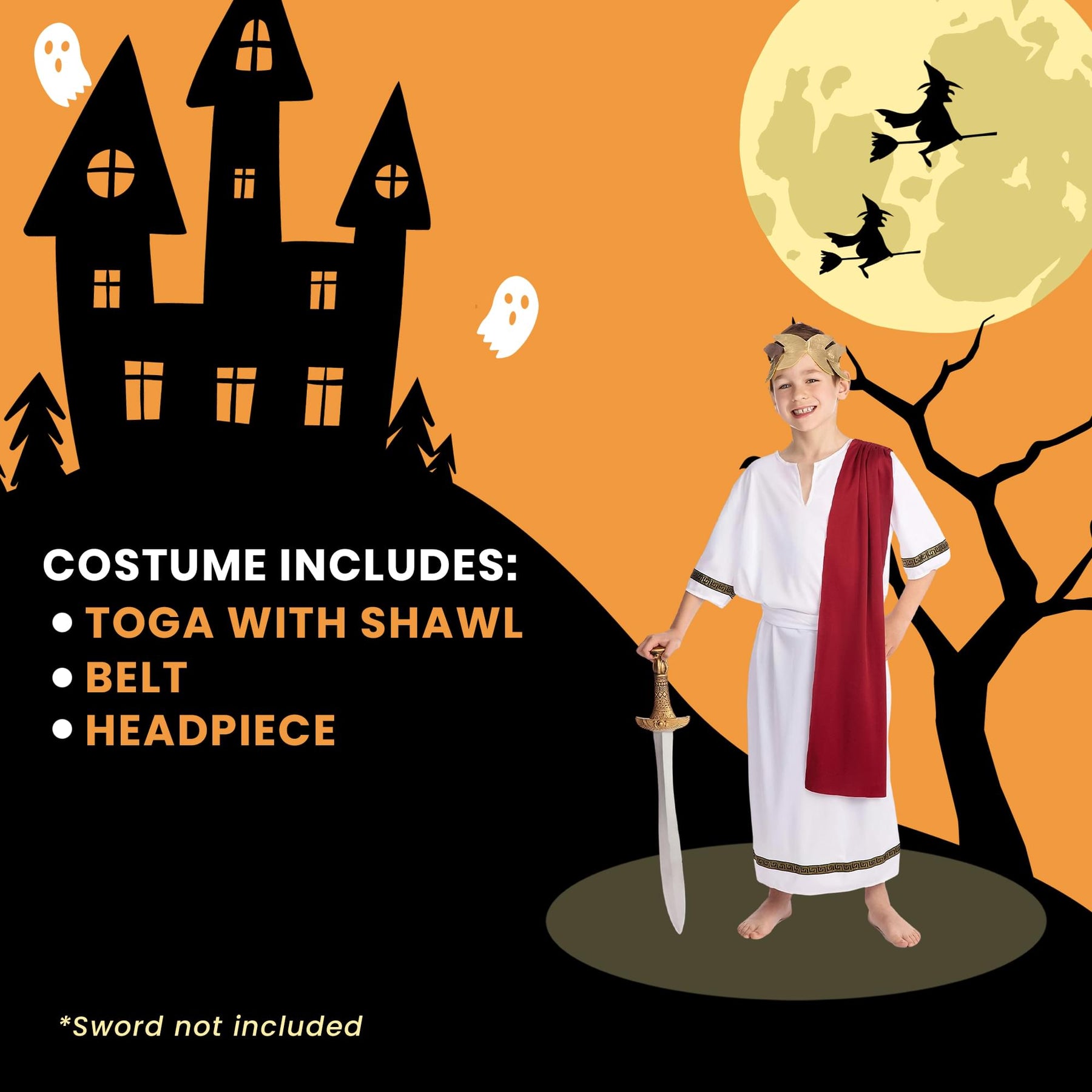 Roman Emperor Child Costume