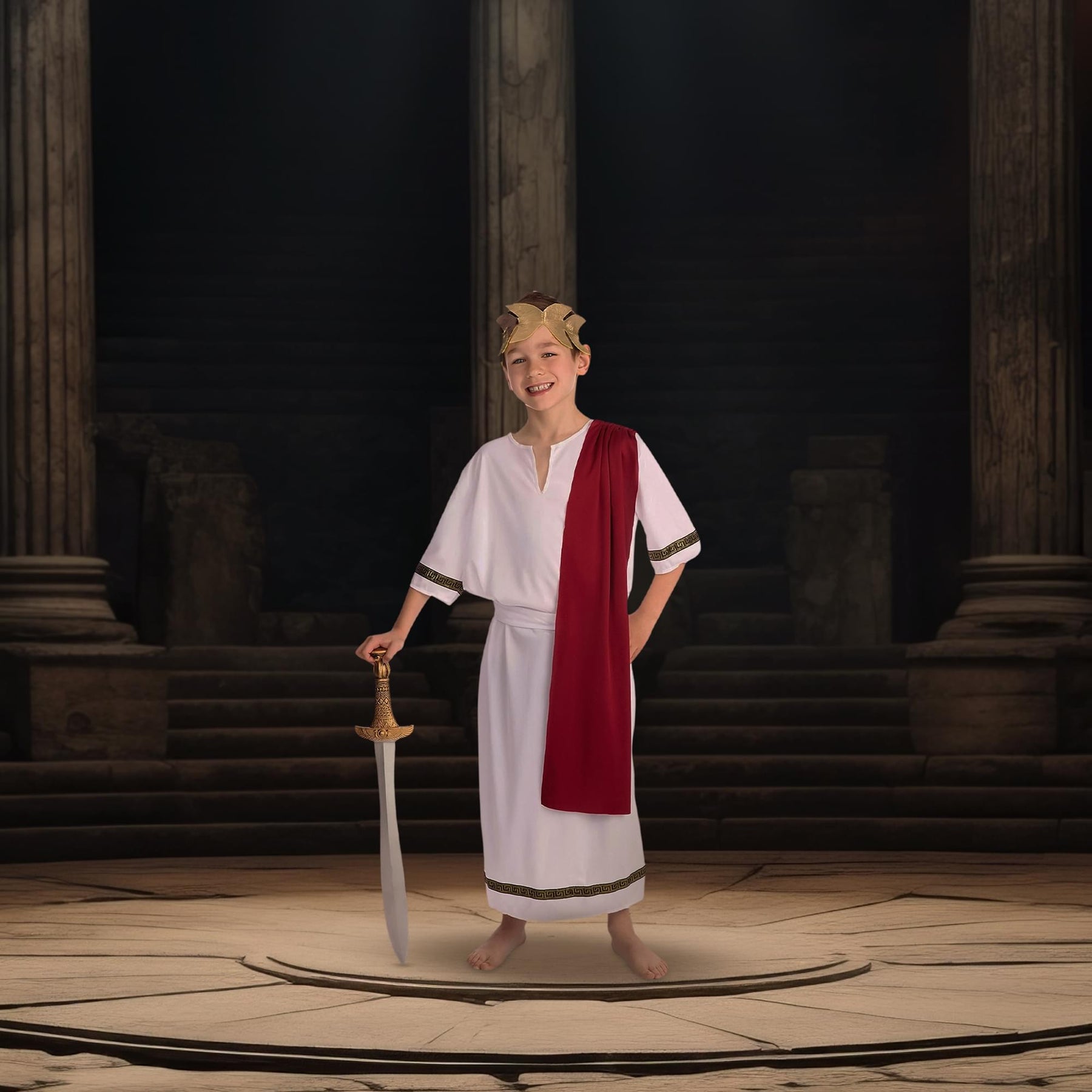 Roman Emperor Child Costume