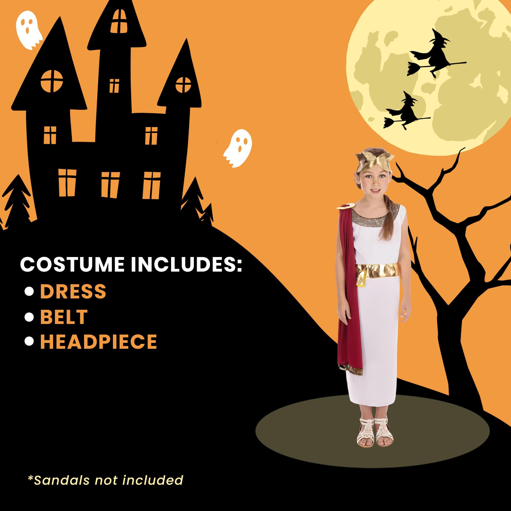 Aphrodite Greek Child Costume