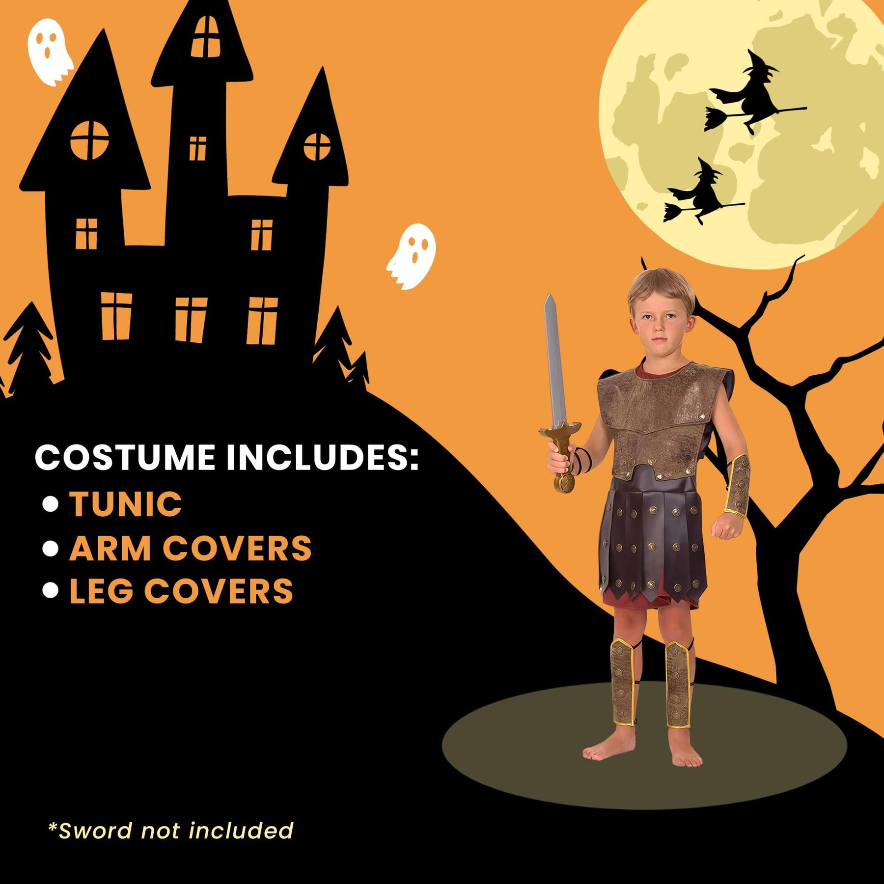 Little Warrior Child Costume