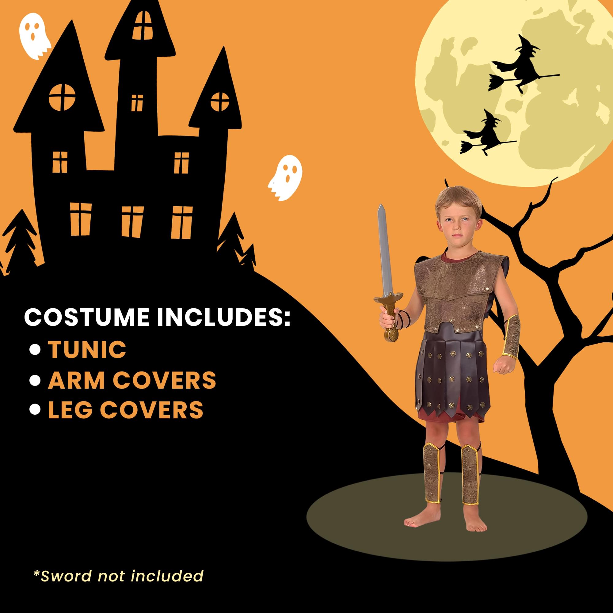 Little Warrior Child Costume