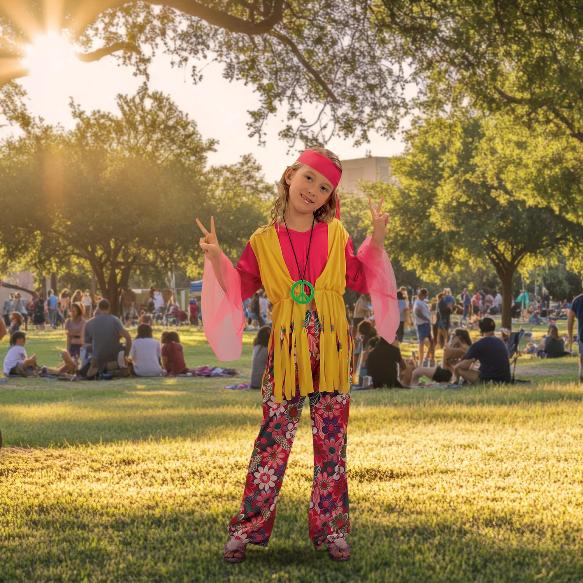 60's Hippy Girl Child Costume