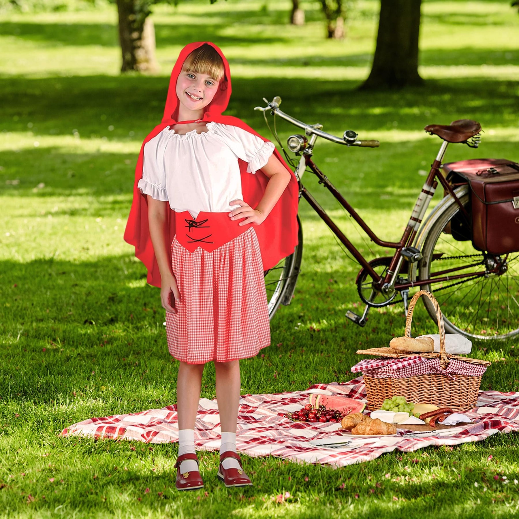 Rubie's Lil' Red Riding Hood Costume For Kids - Child's Dress With Hooded Cape, Size Small