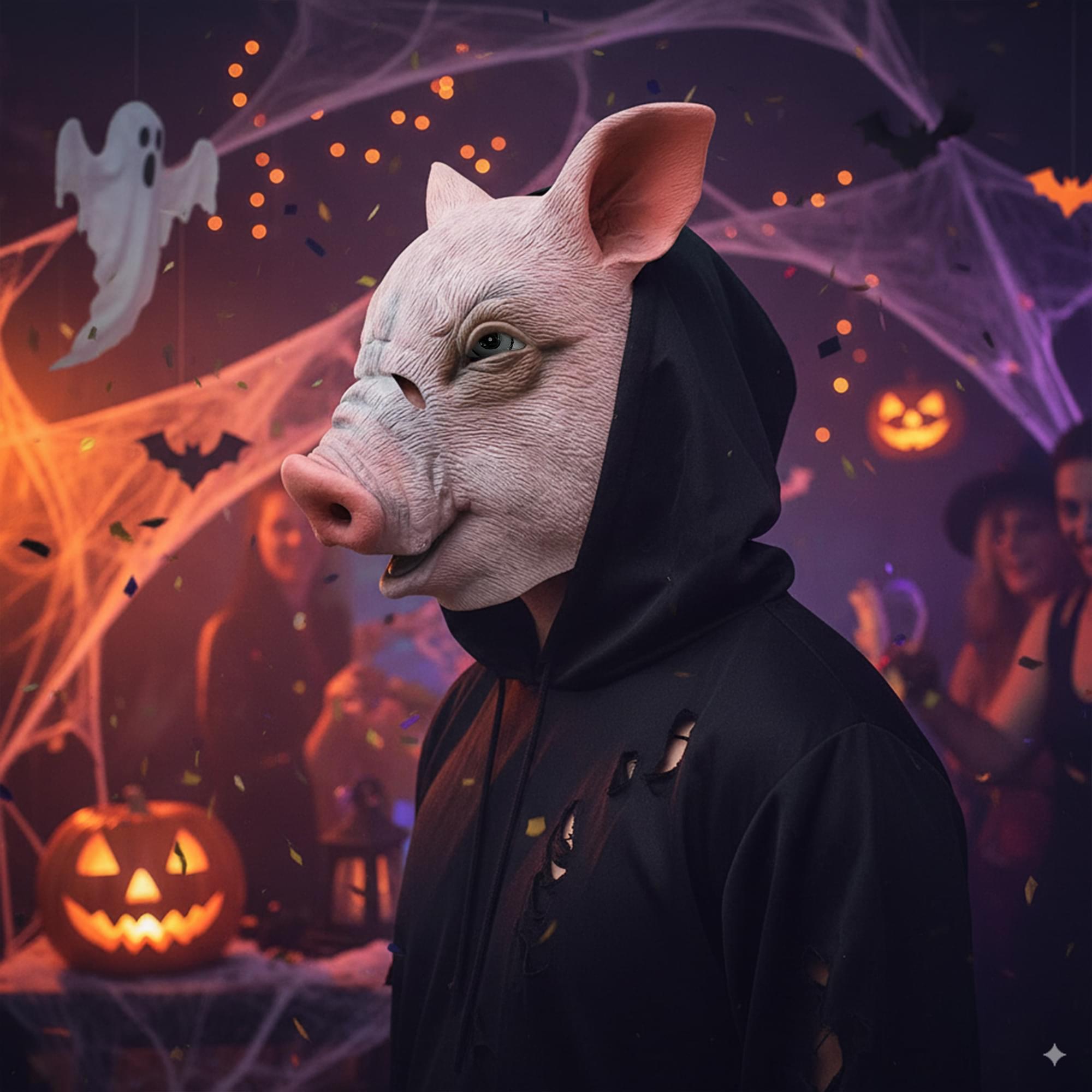 Pig Adult Costume Mask