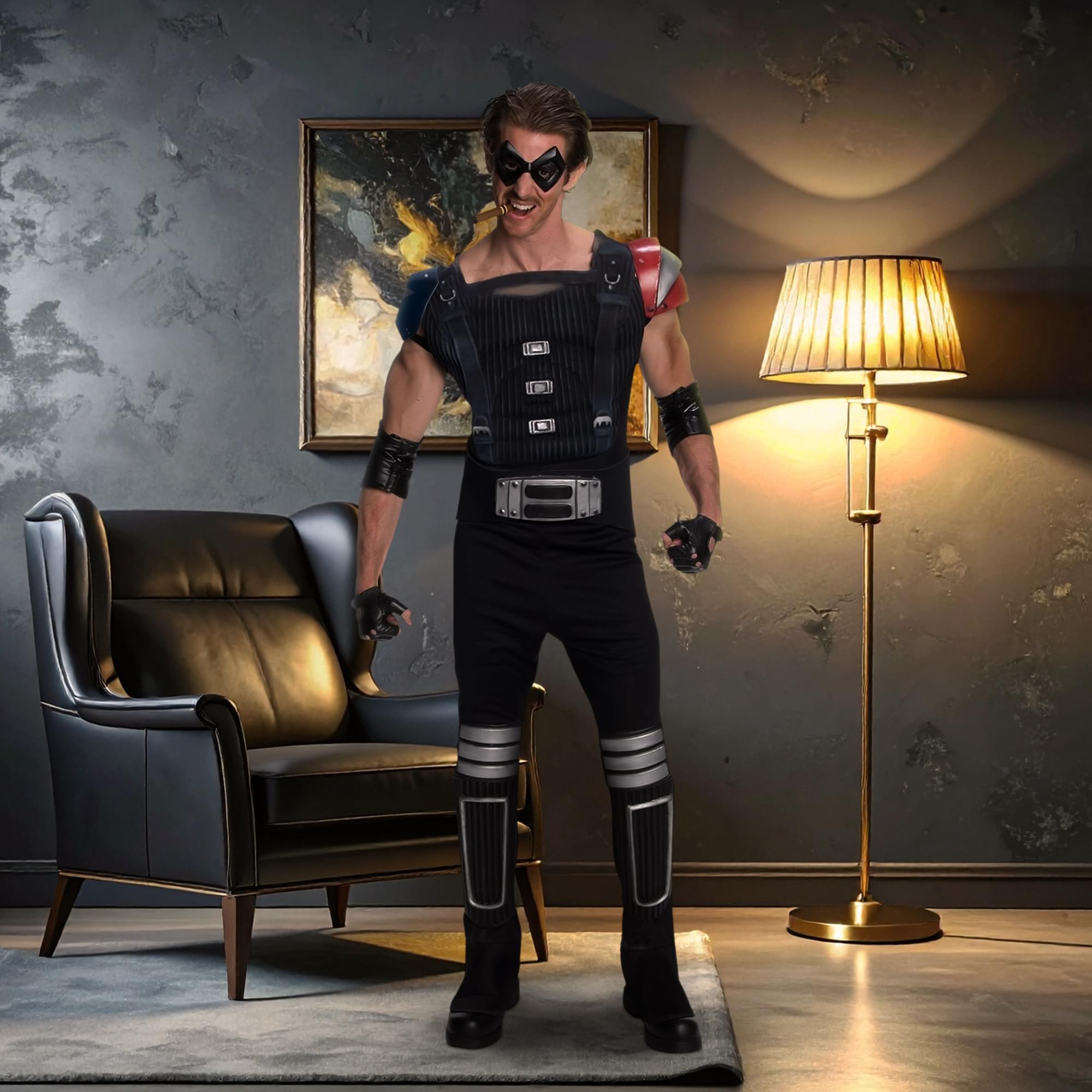 Watchmen Comedian Adult Superhero Costume