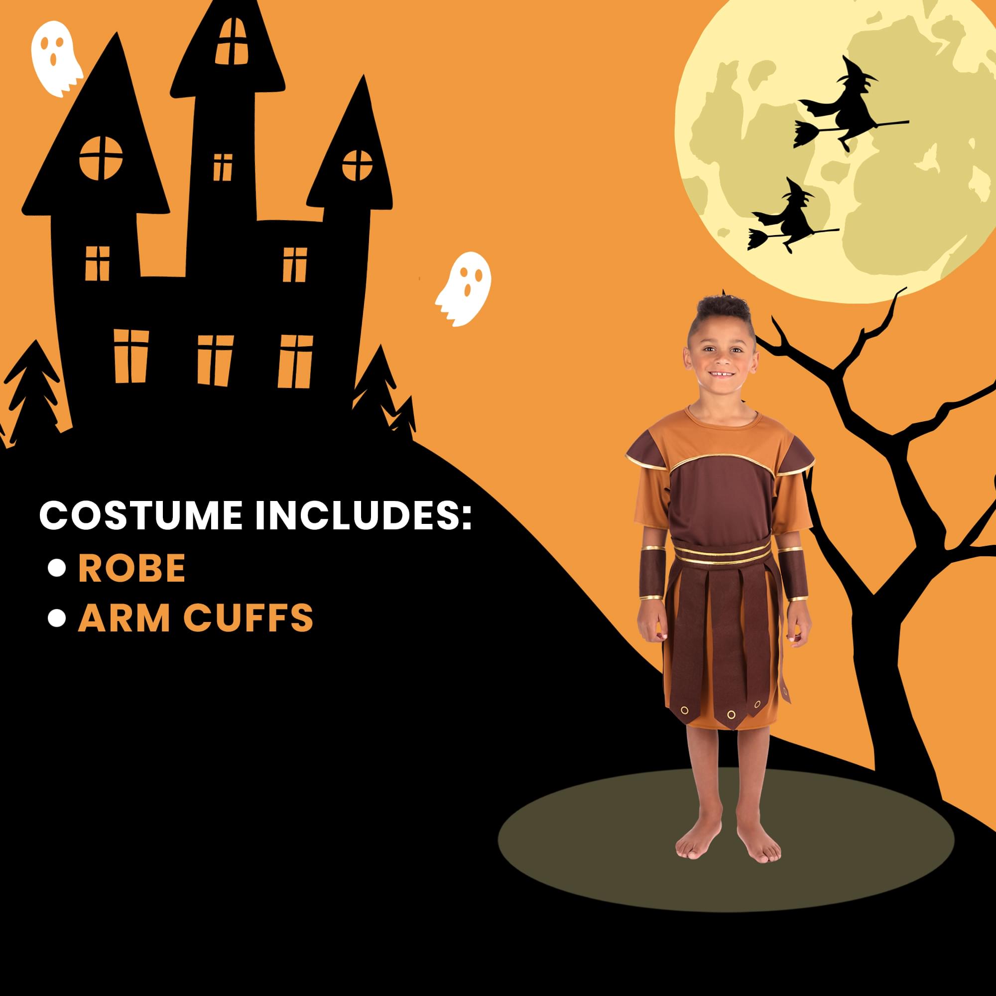 Roman Soldier Tunic Child Costume Set