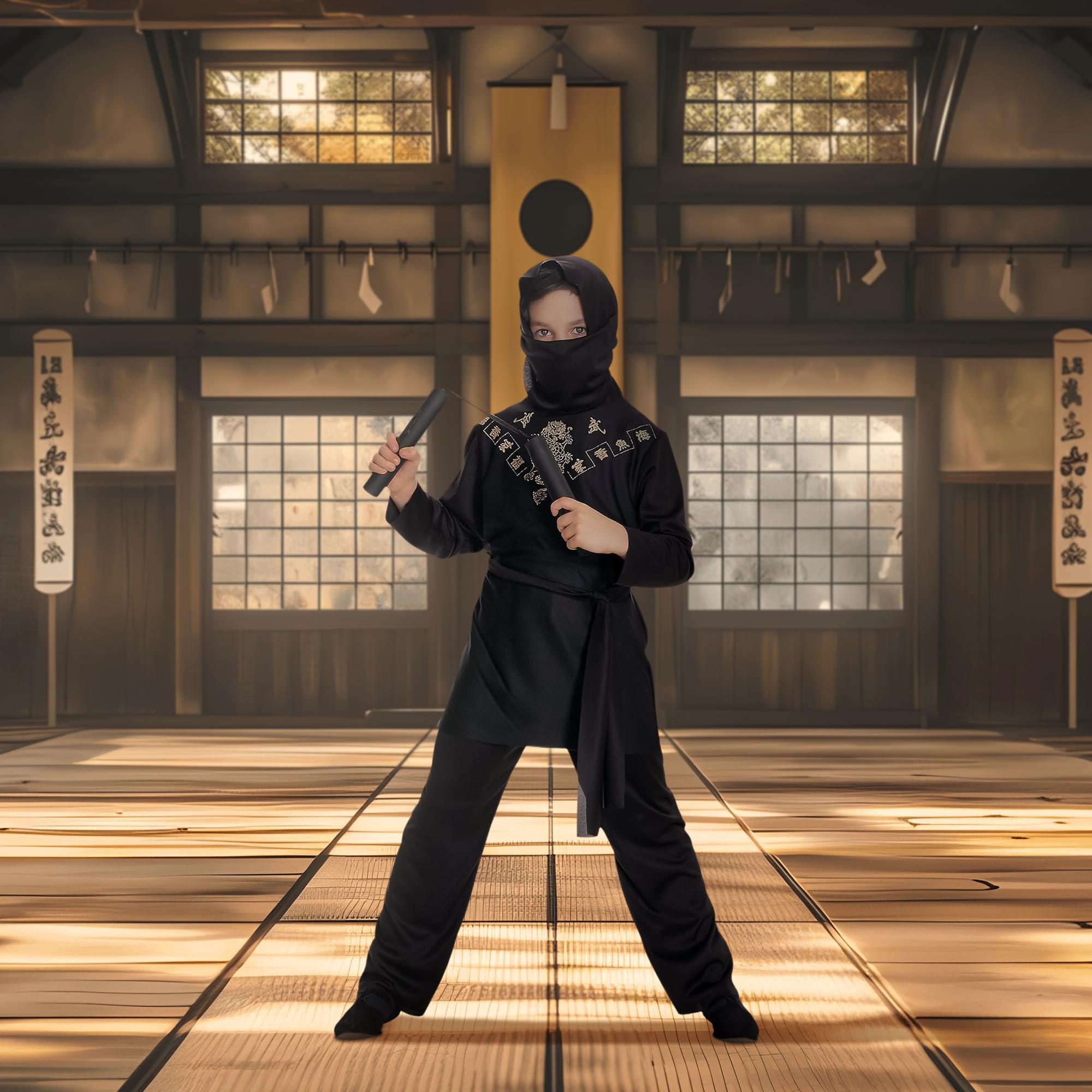 Black Ninja Child Costume