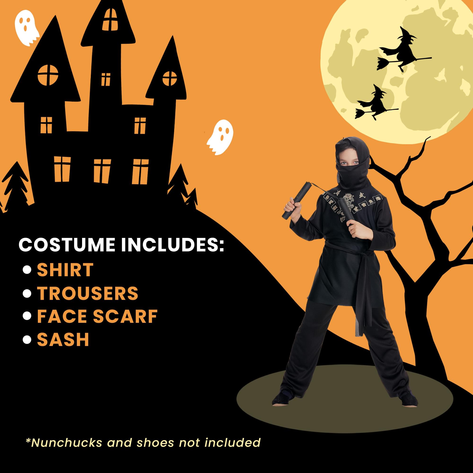 Black Ninja Child Costume