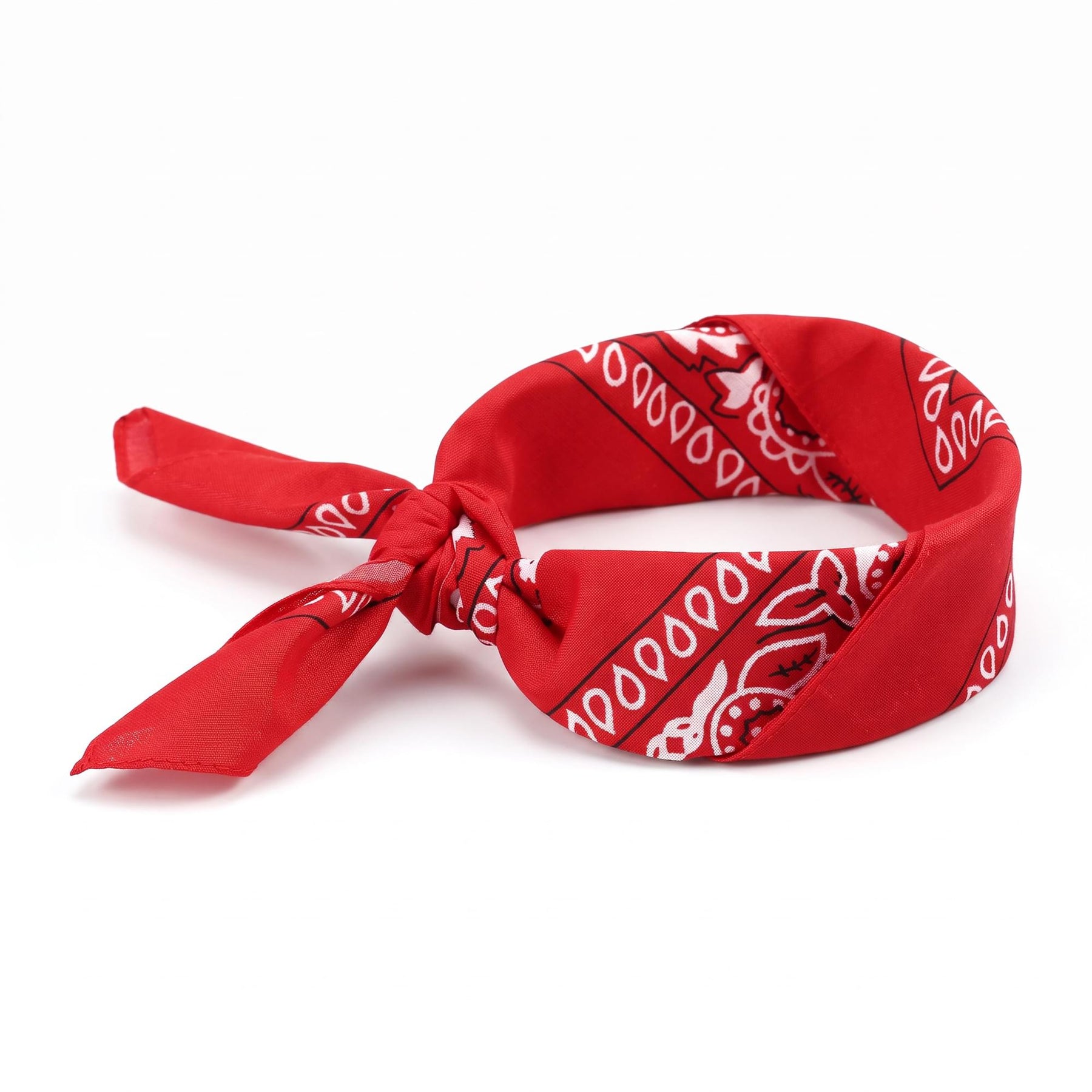 Red Cowboy Bandana Adult Costume Accessory