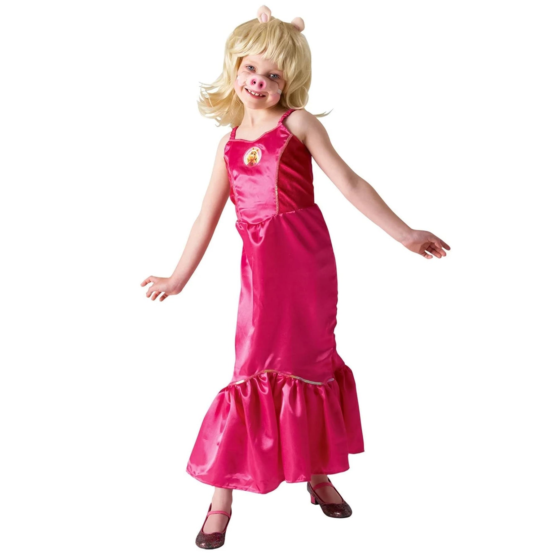 Miss Piggy Deluxe Girls Pink Muppets Costume Miss Piggy Deluxe Girls Pink Muppets Costume