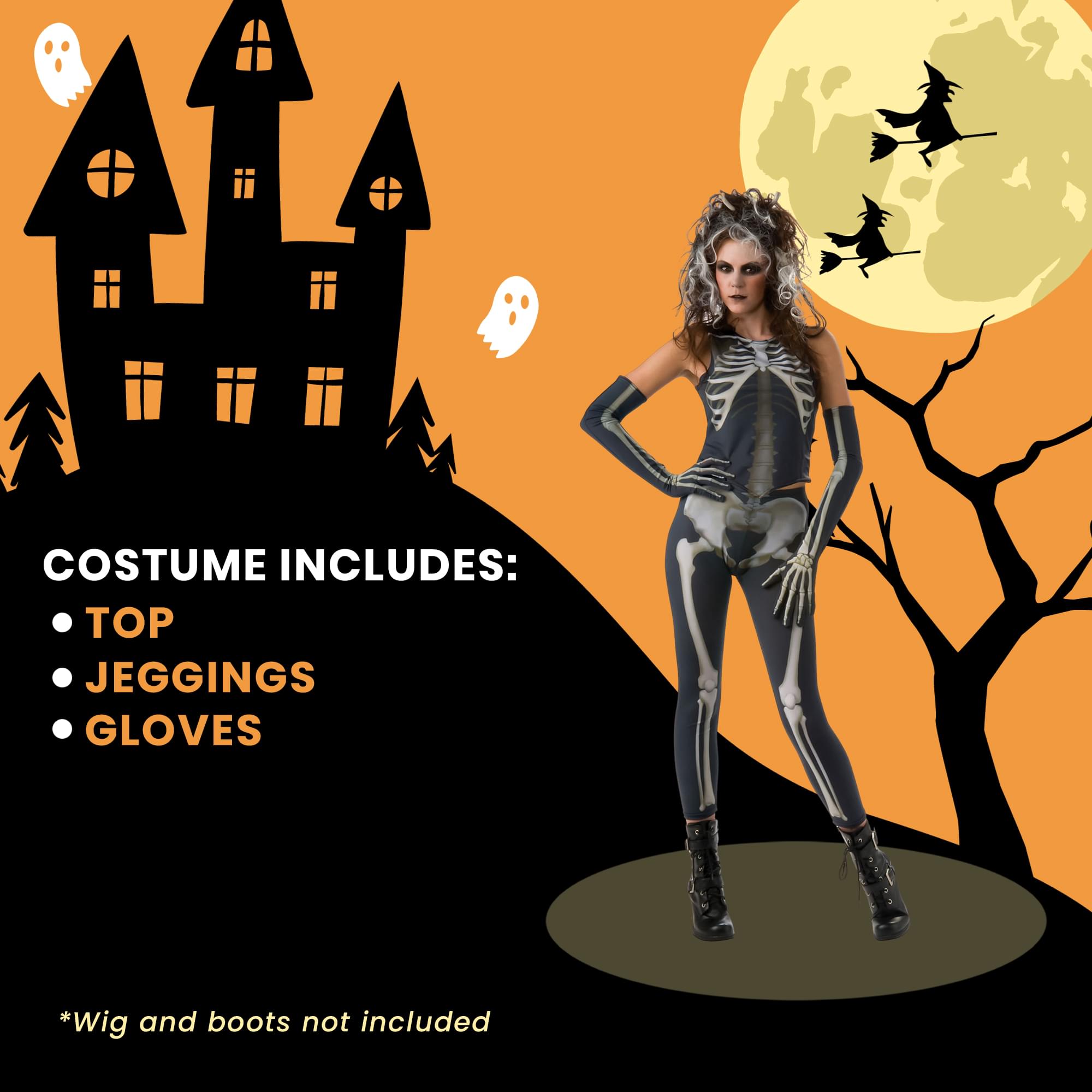 Skeleton Women's Costume