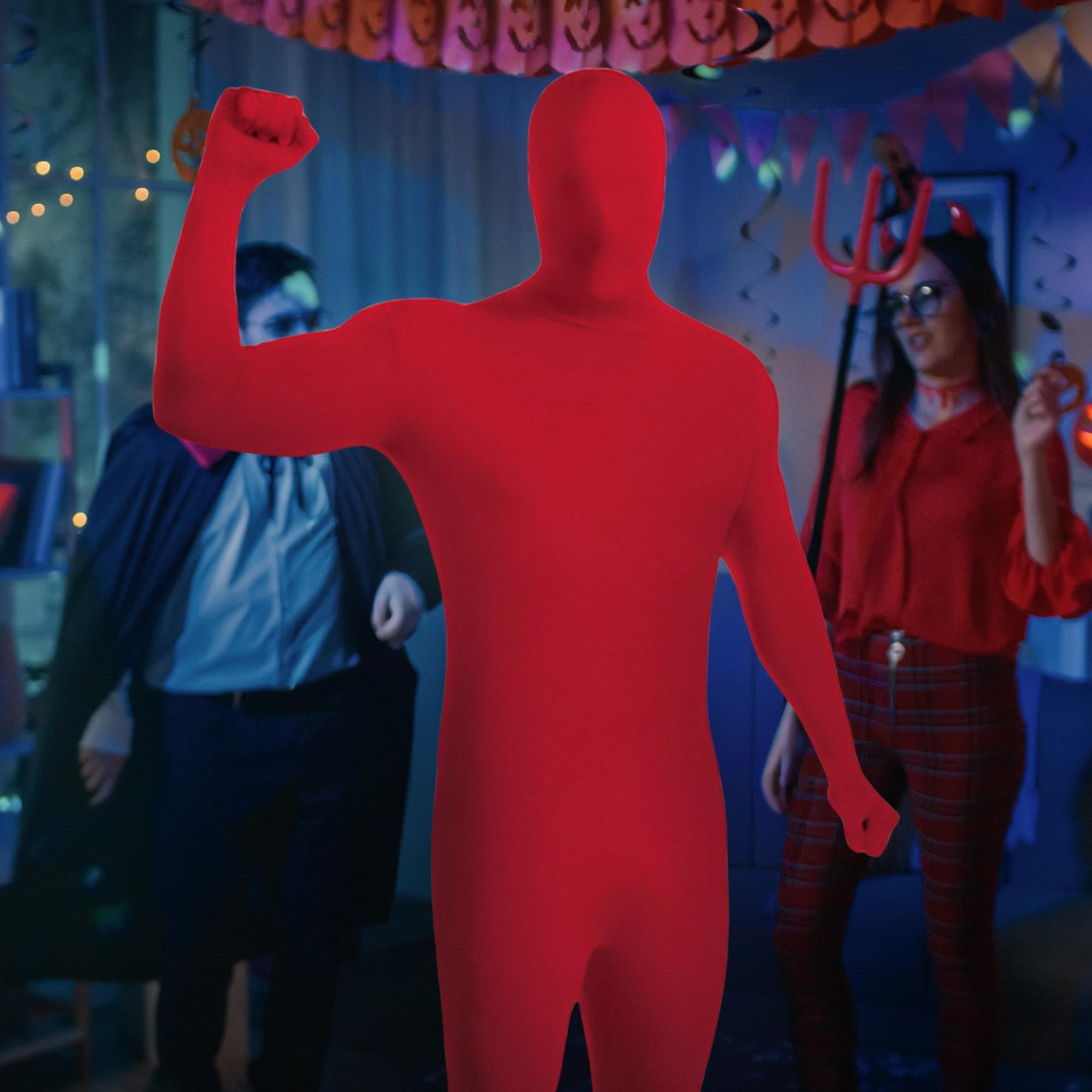 Red Second Skin Adult Costume Suit