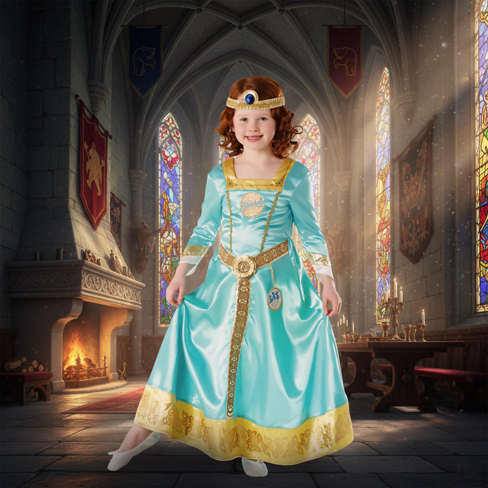 Brave Merida Girl's Costume Dress