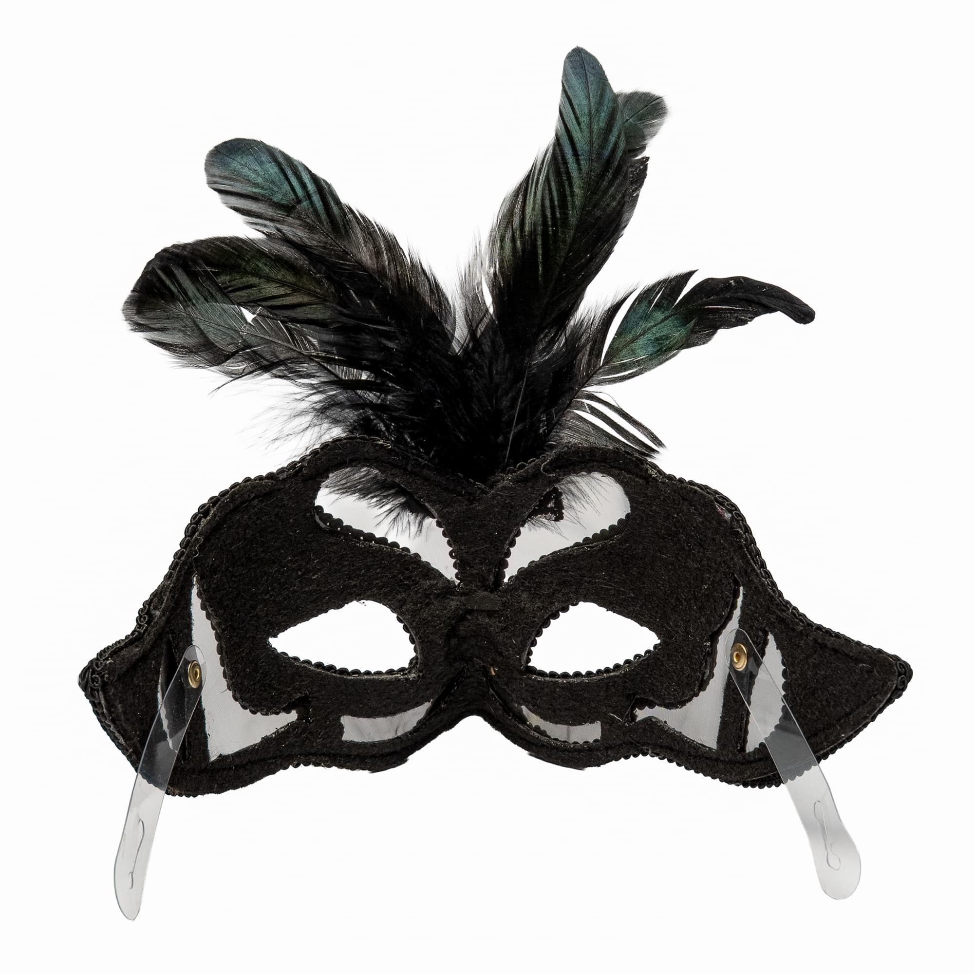Feathered Mask Costume Accessory