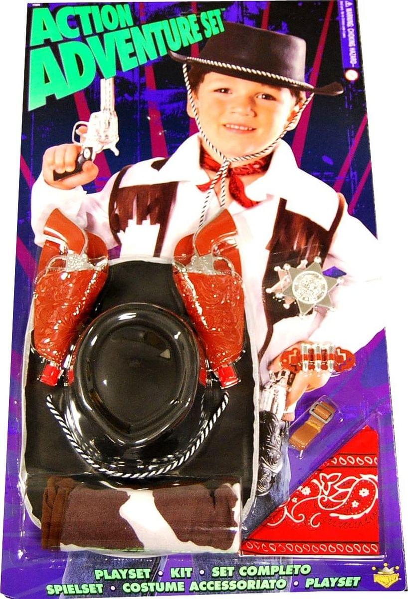 Action Adventure Cowboy Blister Child Costume Set