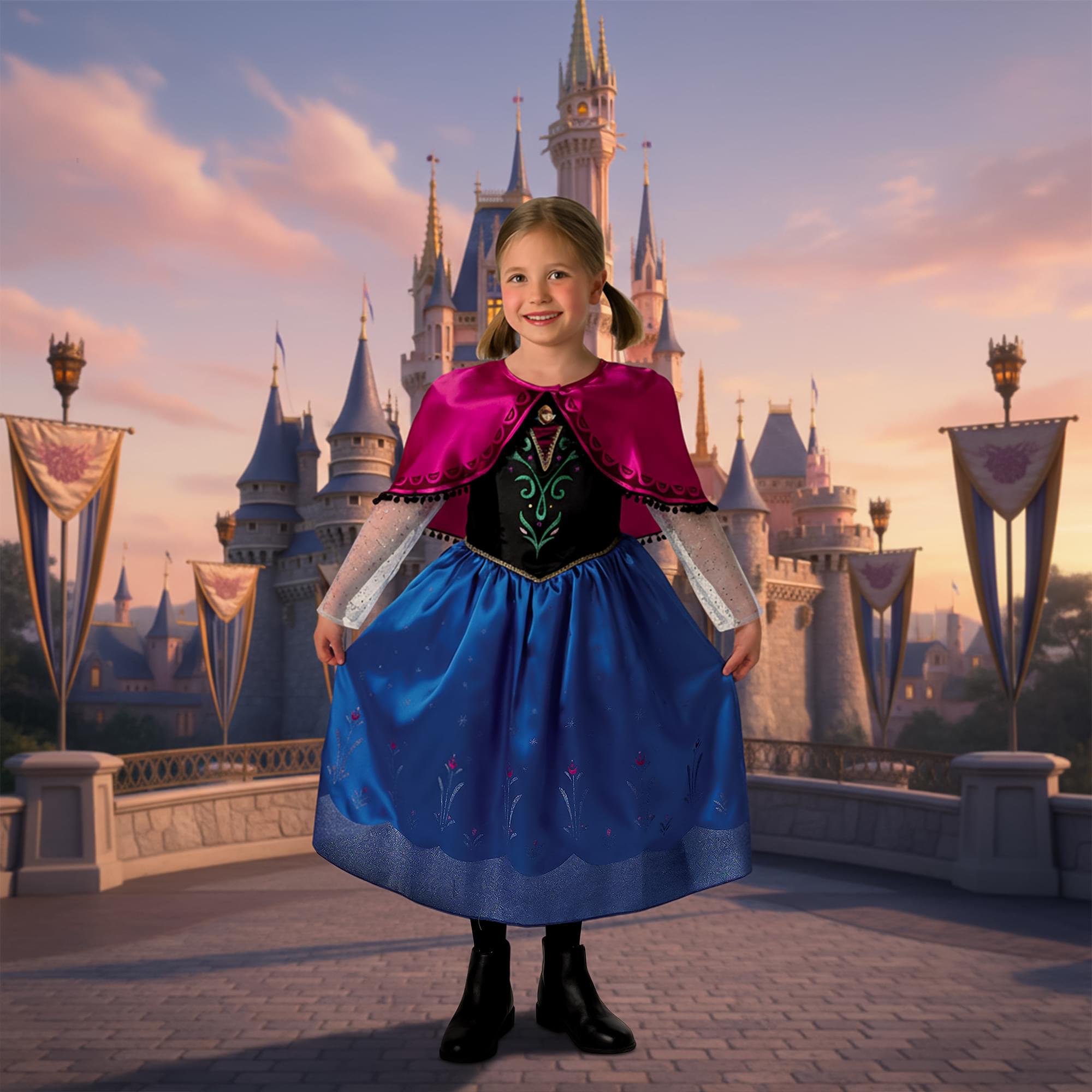Disney Frozen Princess Anna Deluxe Child Costume