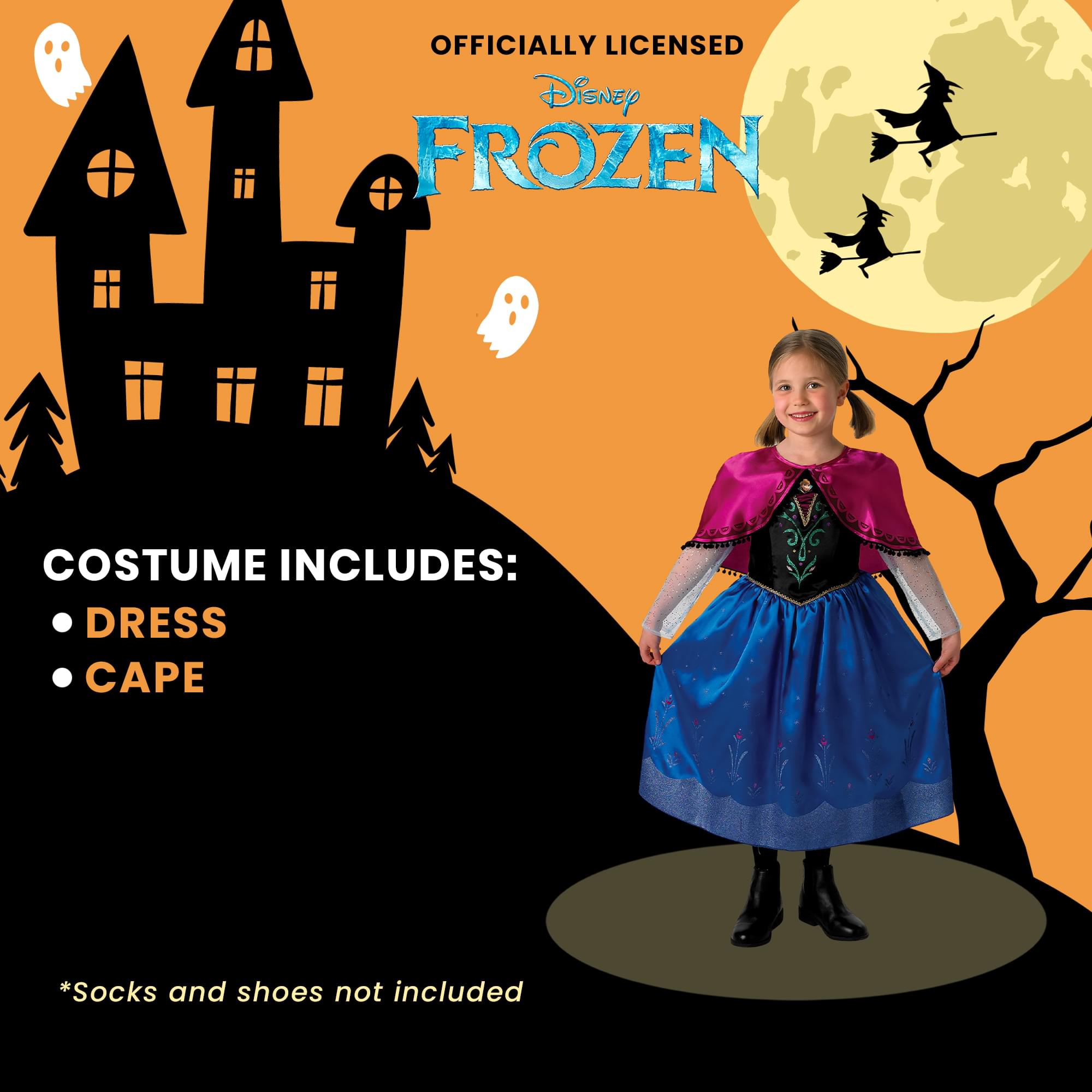 Disney Frozen Princess Anna Deluxe Child Costume