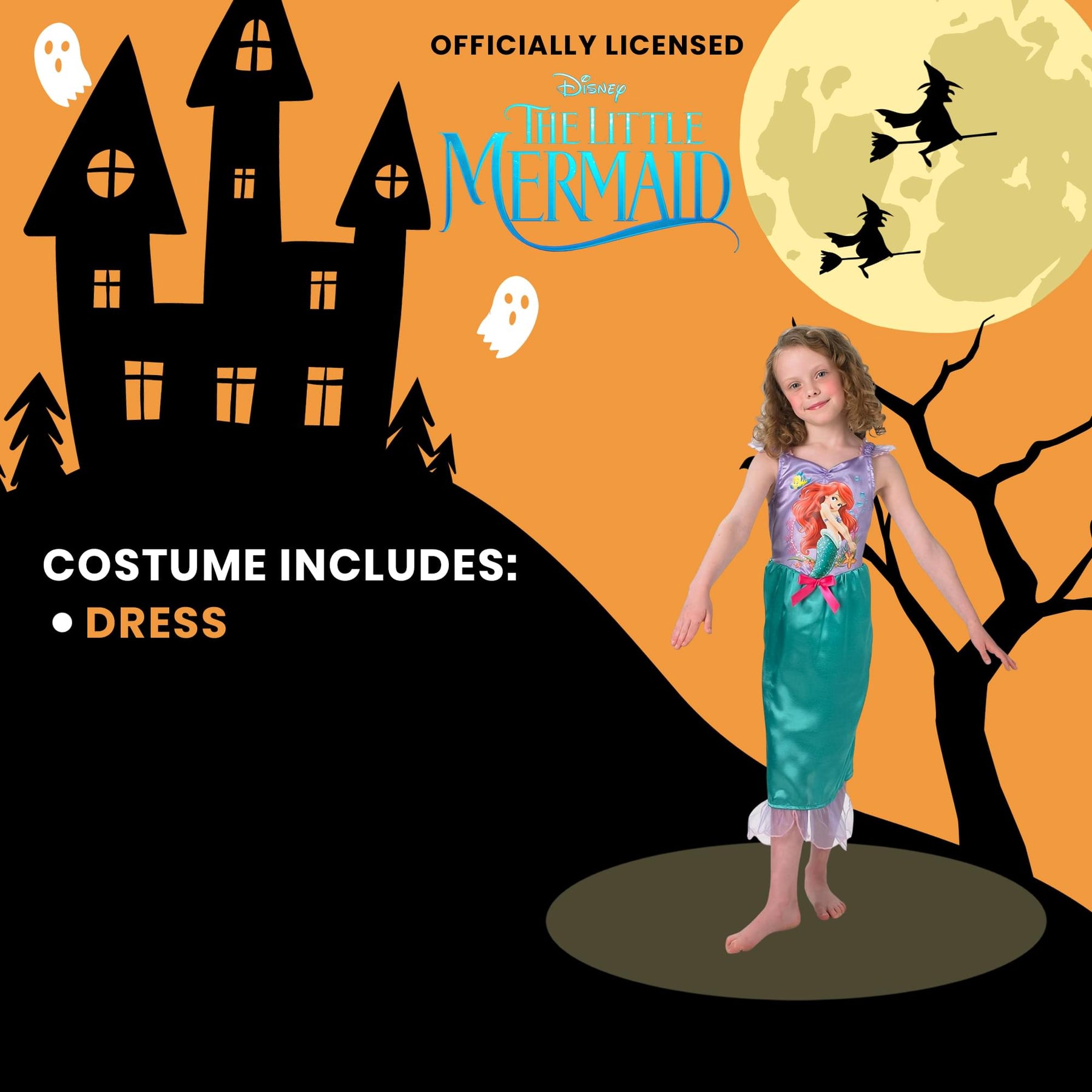 Child Disney Story Time Ariel Costume