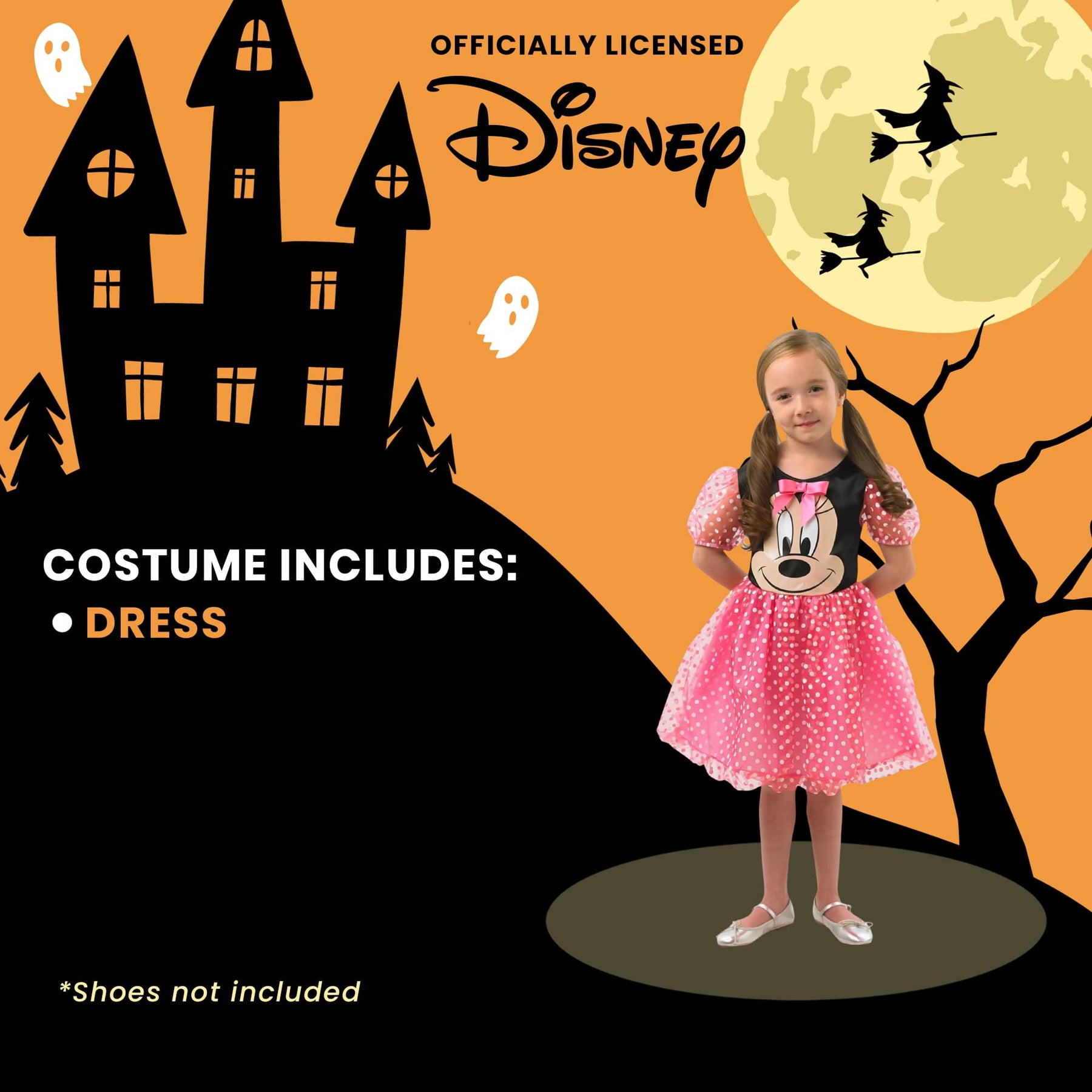 Disney Pink Puffball Minnie Mouse Child Costume