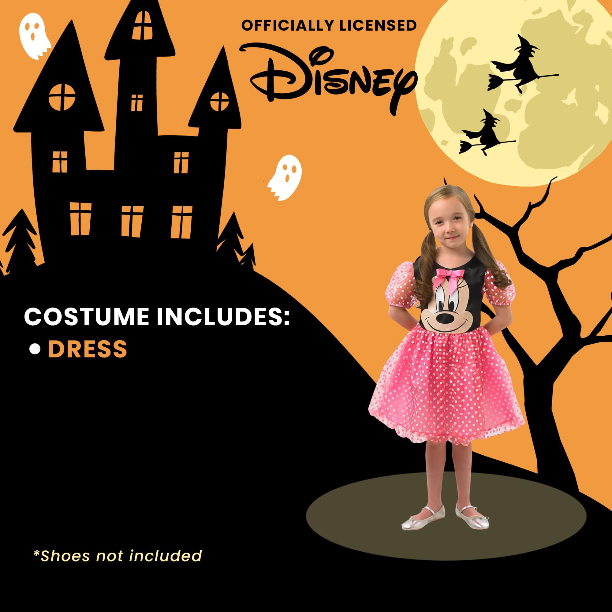 Disney Pink Puffball Minnie Mouse Child Costume