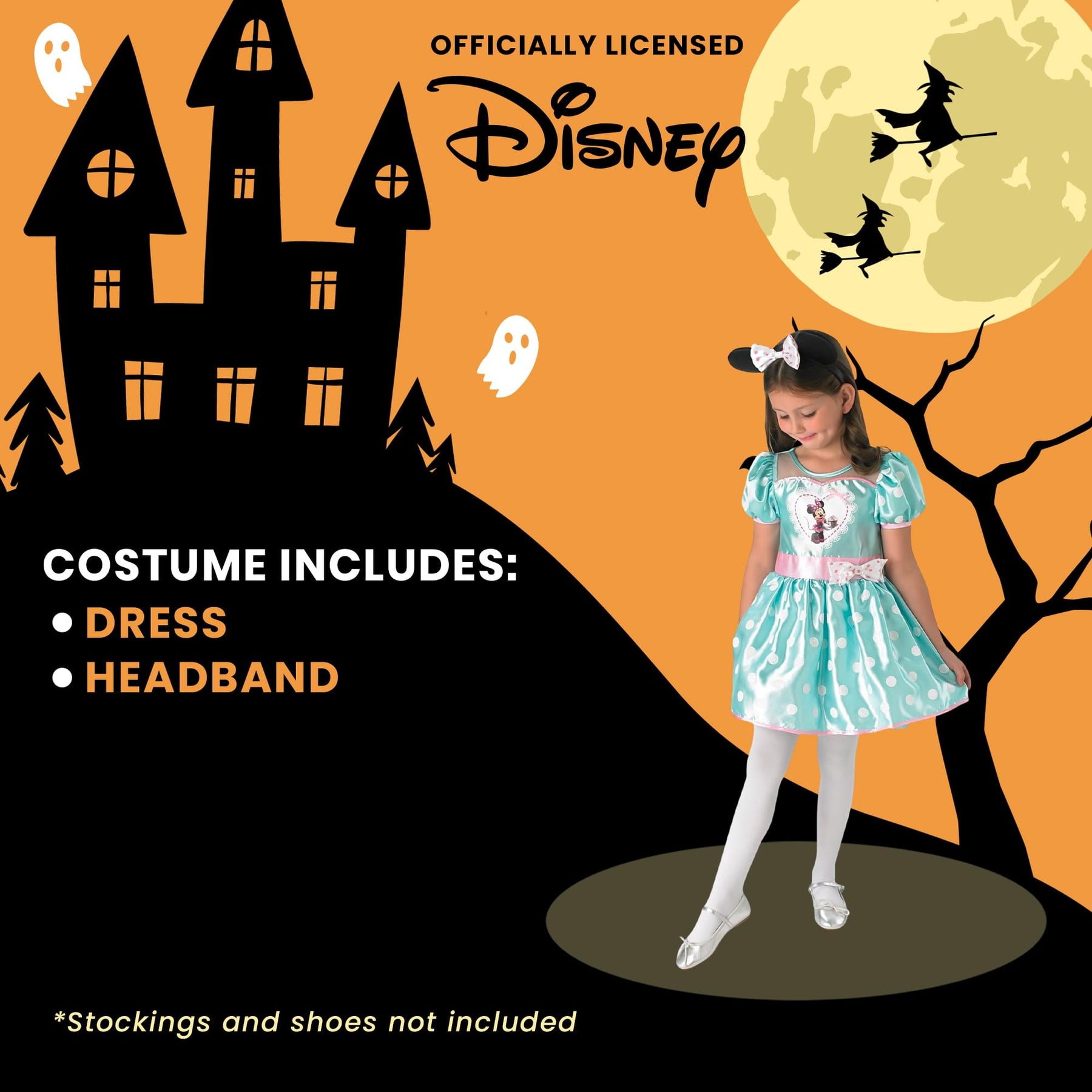 Disney Minnie Mint Cupcake Deluxe Child Costume Dress