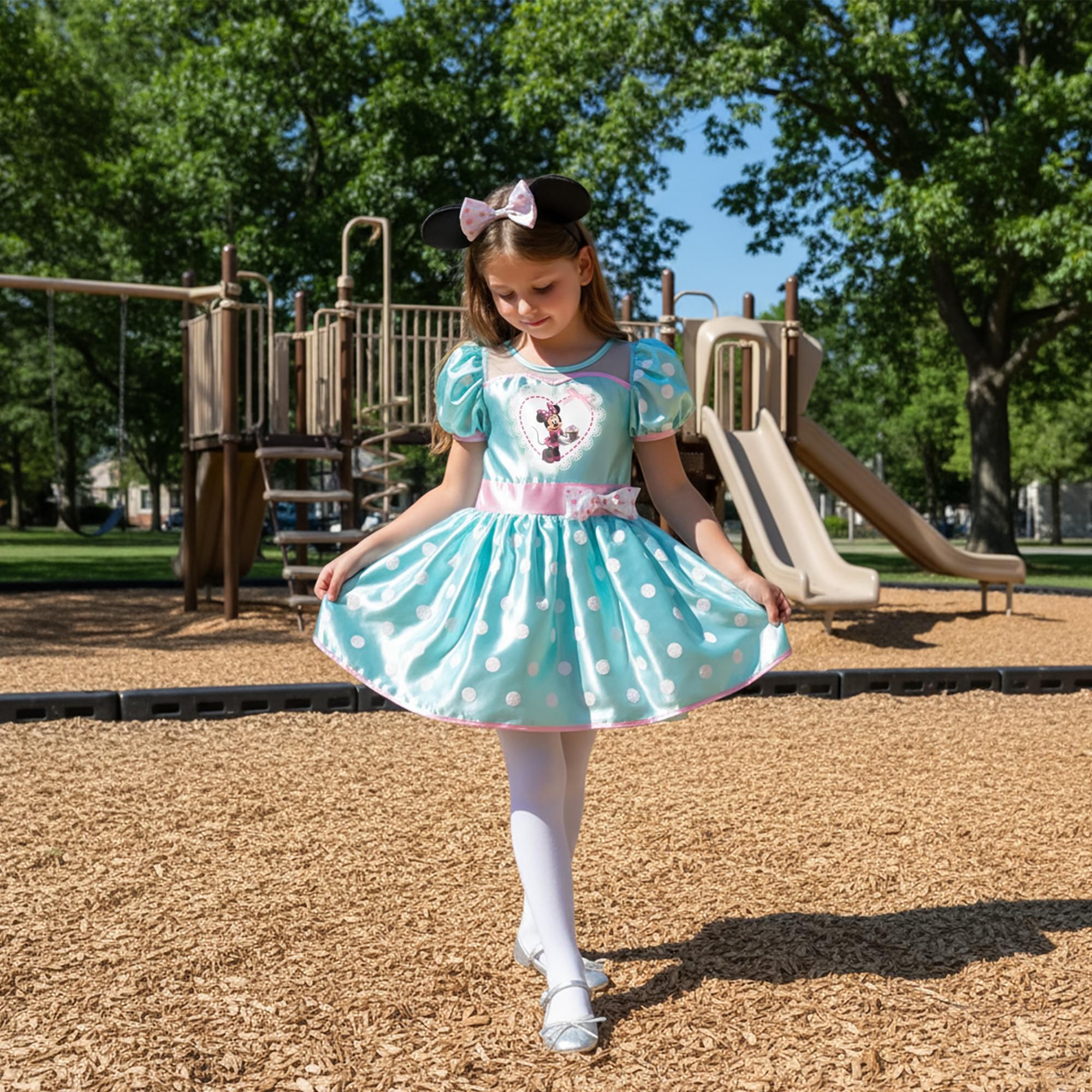 Disney Minnie Mint Cupcake Deluxe Child Costume Dress