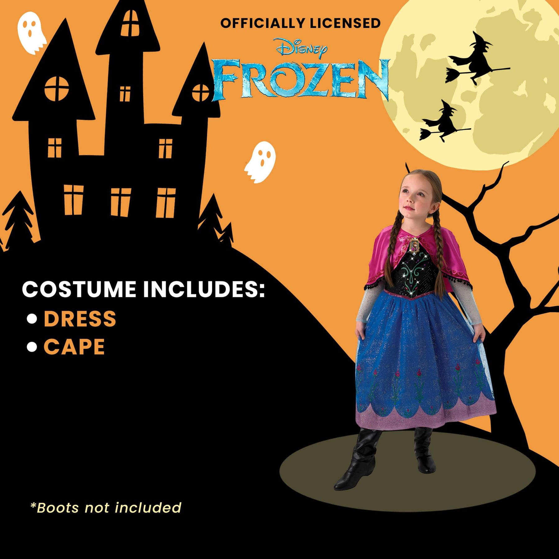Disney Frozen Musical Light-Up Anna Child Costume