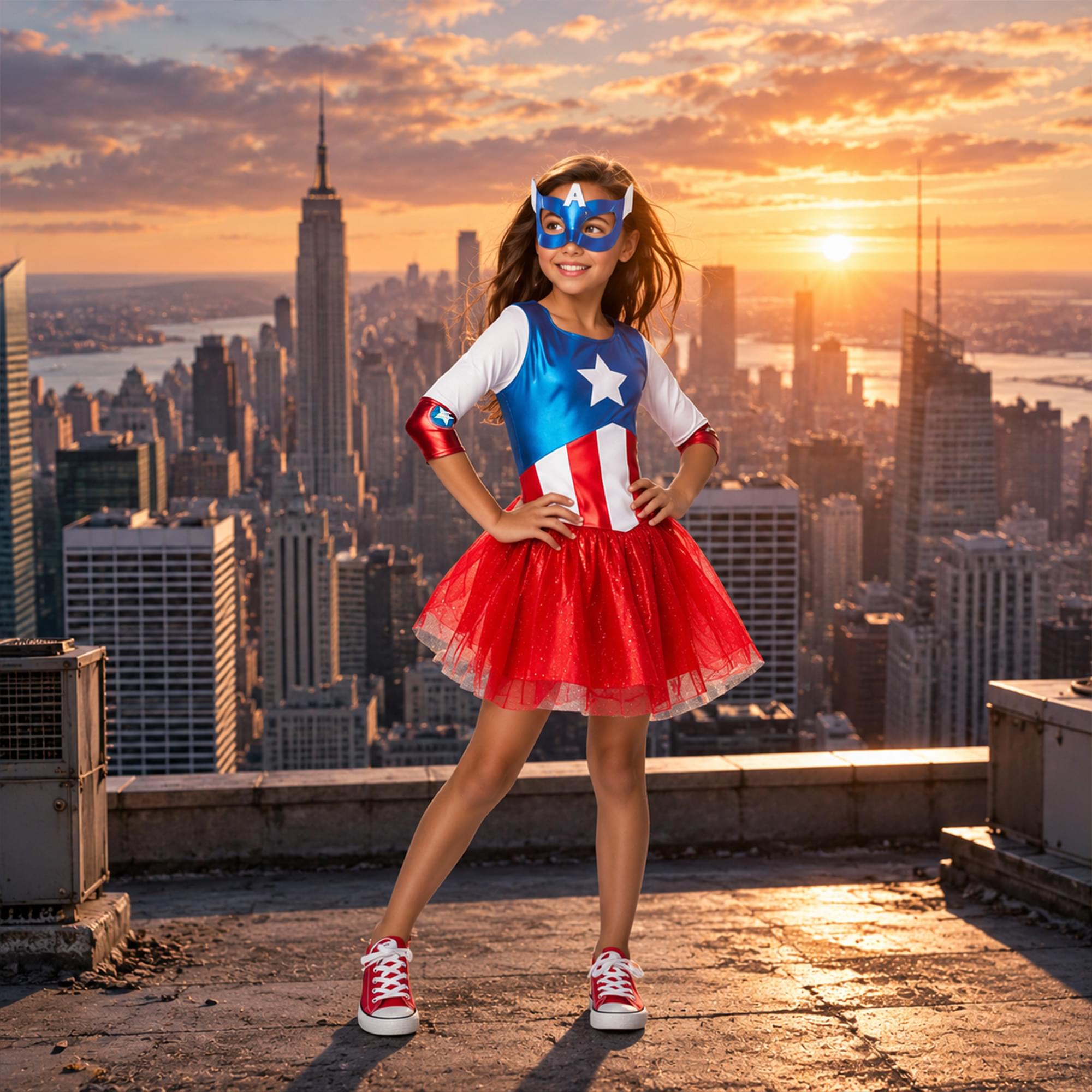Marvel Avengers Metallic Captain American Child Costume