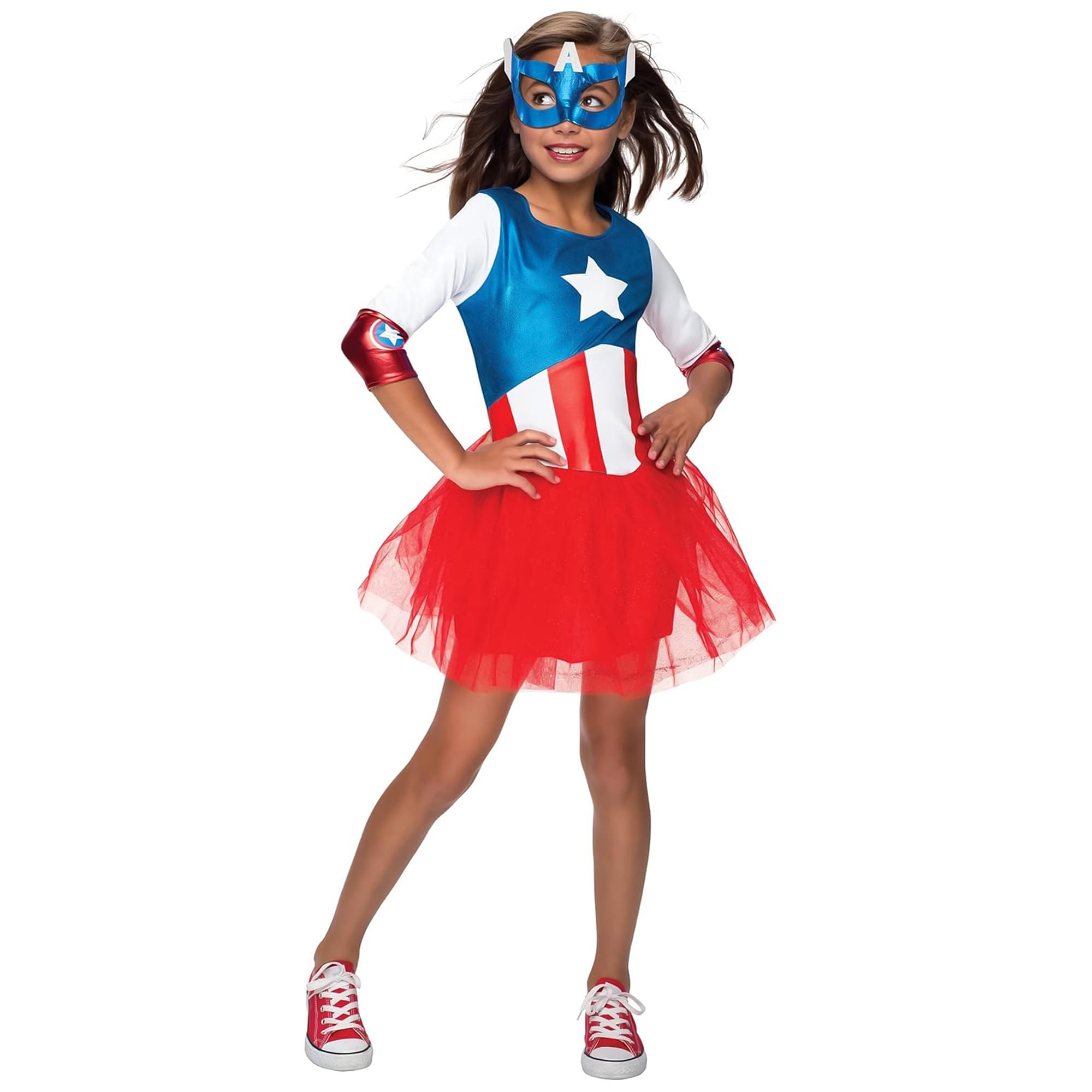 Marvel Avengers American Dream Captain American ChIld Costume Dress