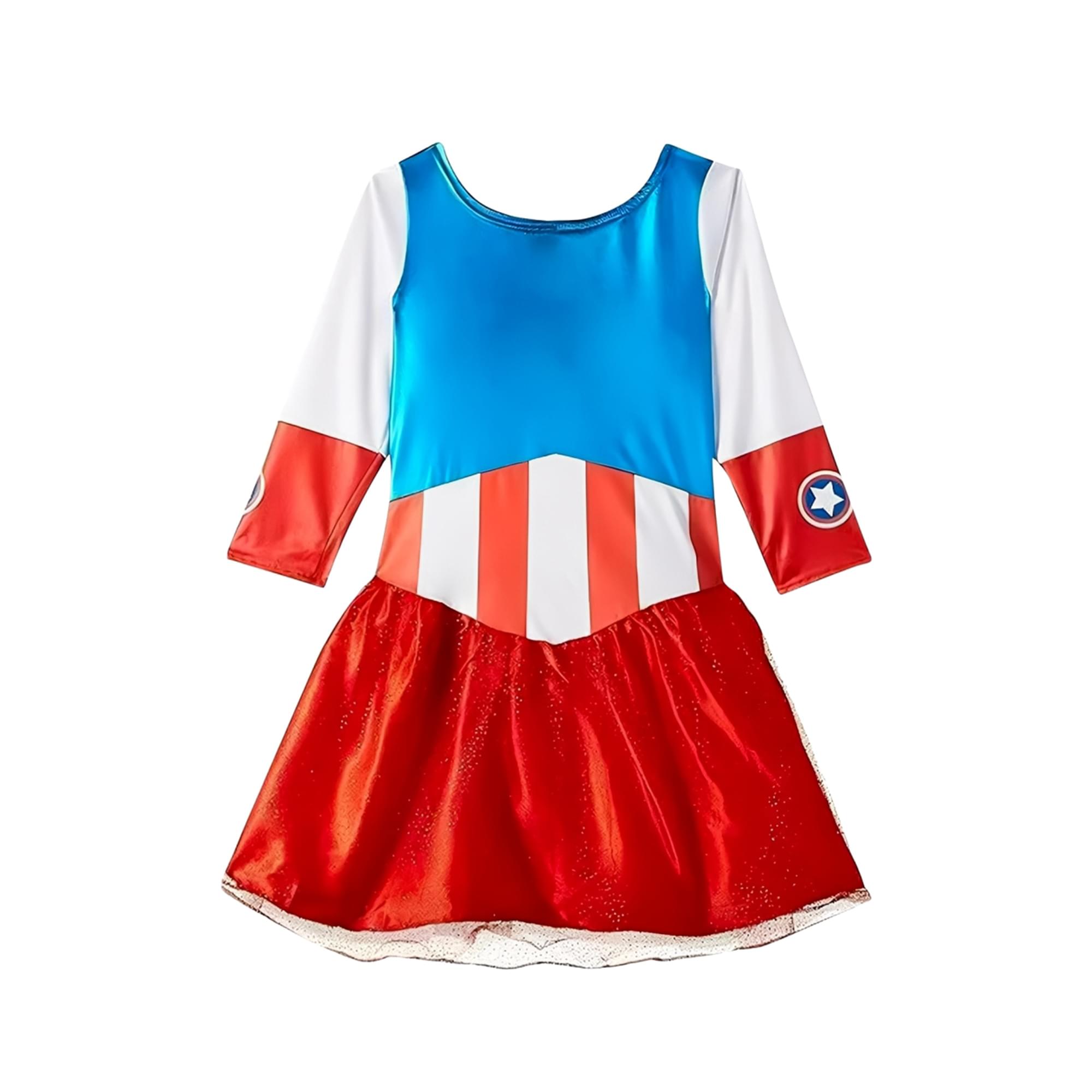 Marvel Avengers American Dream Captain American ChIld Costume Dress