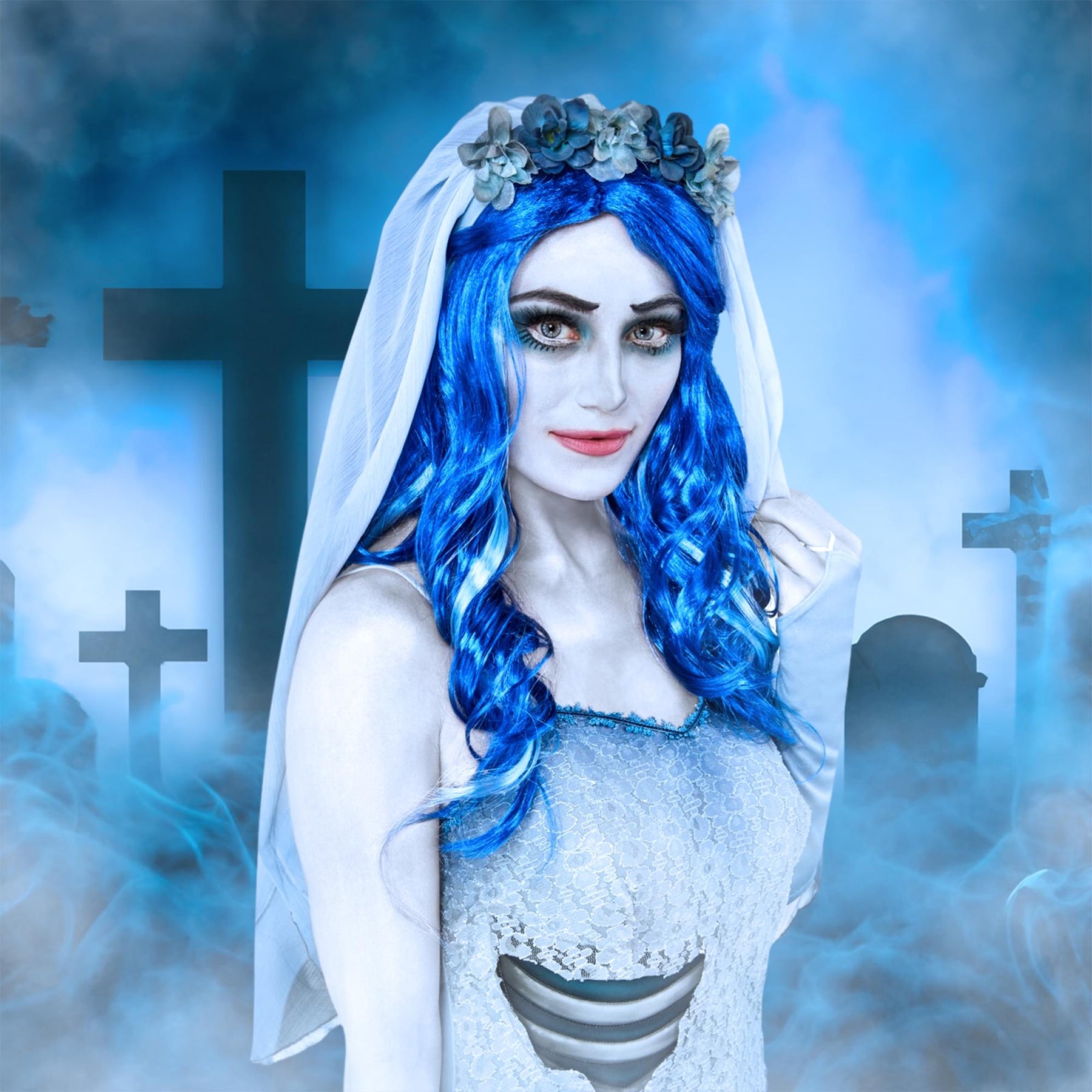 Tim Burton's Corpse Bride Adult Costume Wig | One Size