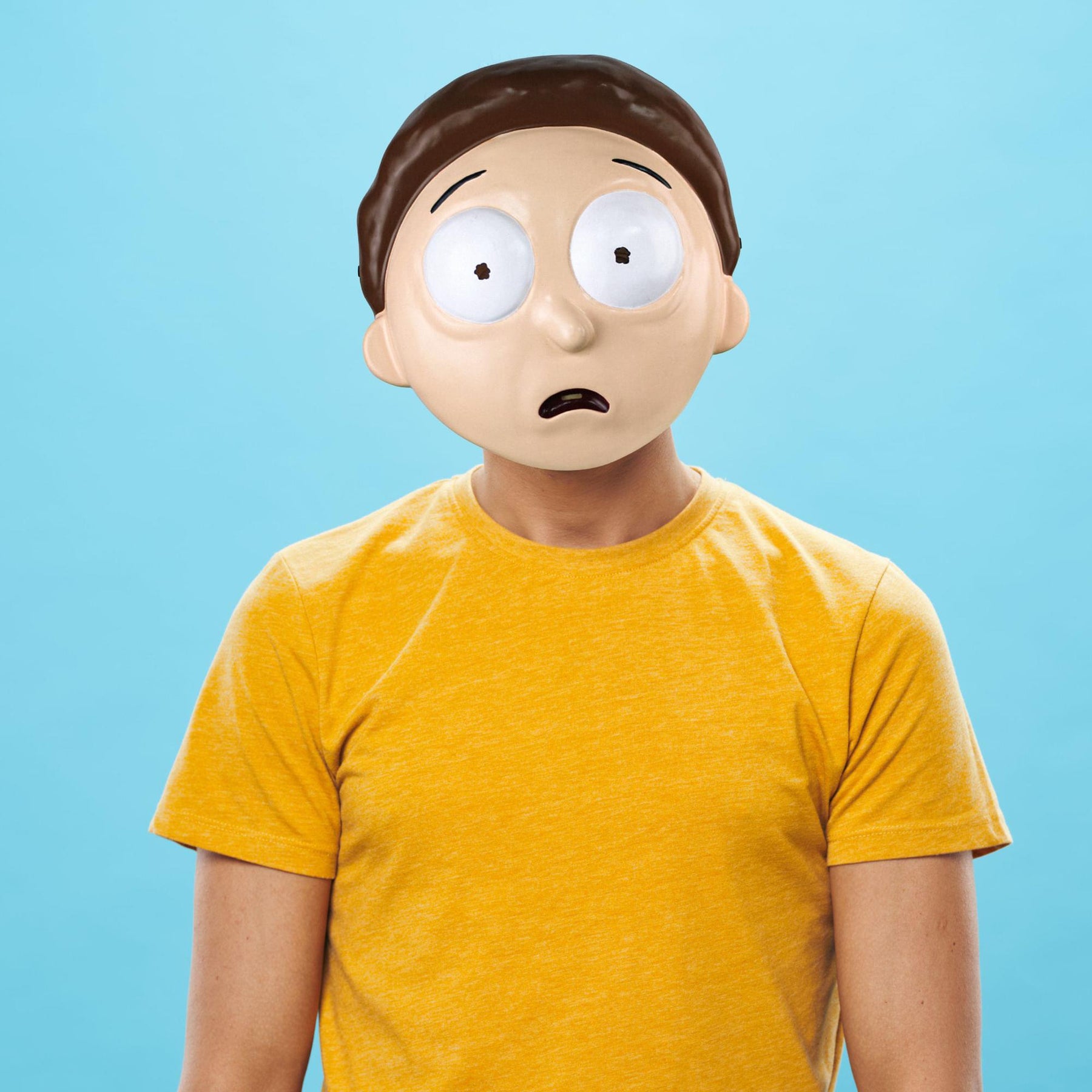 Rick and Morty Morty Adutl Costume Mask | One Size