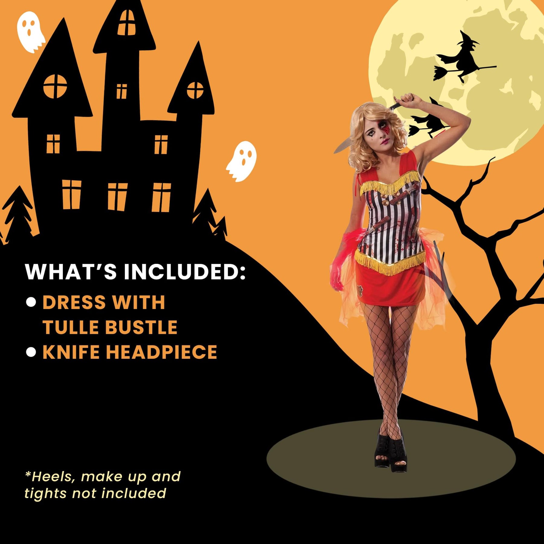 Knife Thrower's Assistant Women's Costume