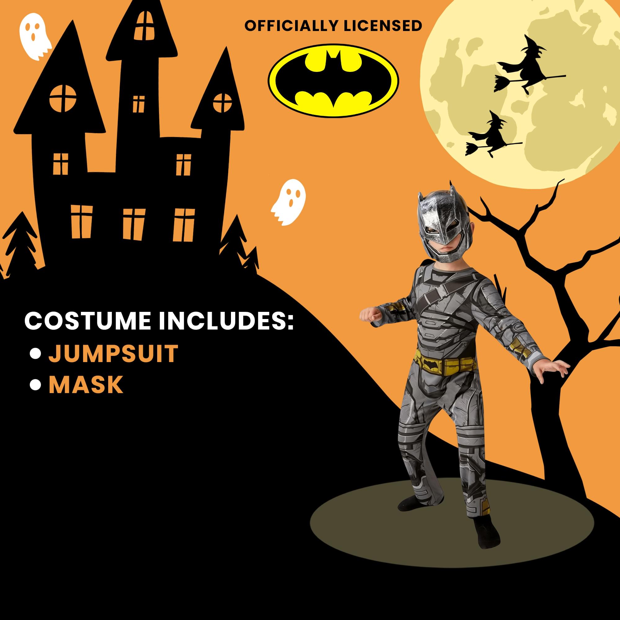DC Dawn Of Justice Batman Armor Child Costume
