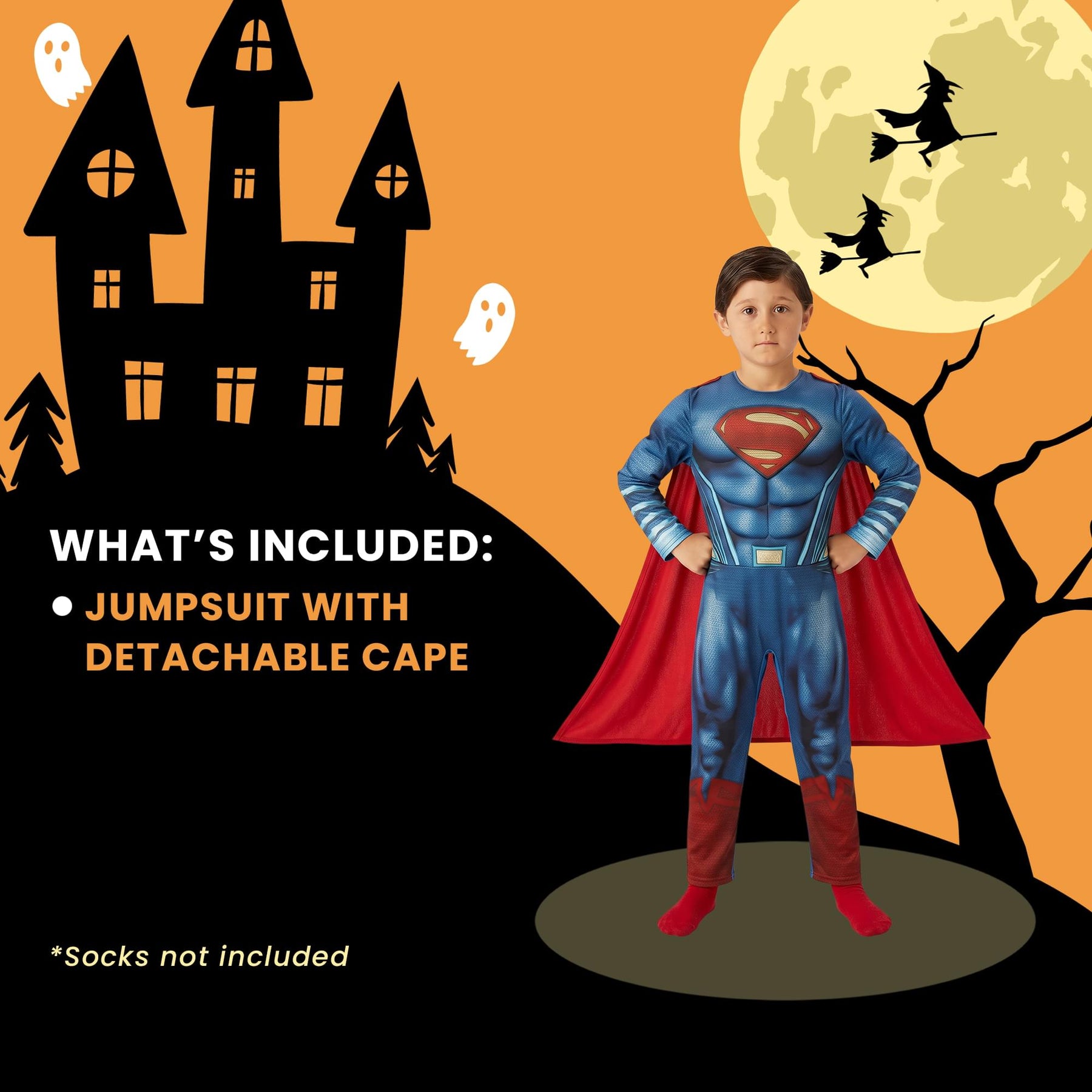 DC Dawn Of Justice Deluxe Superman Child Costume